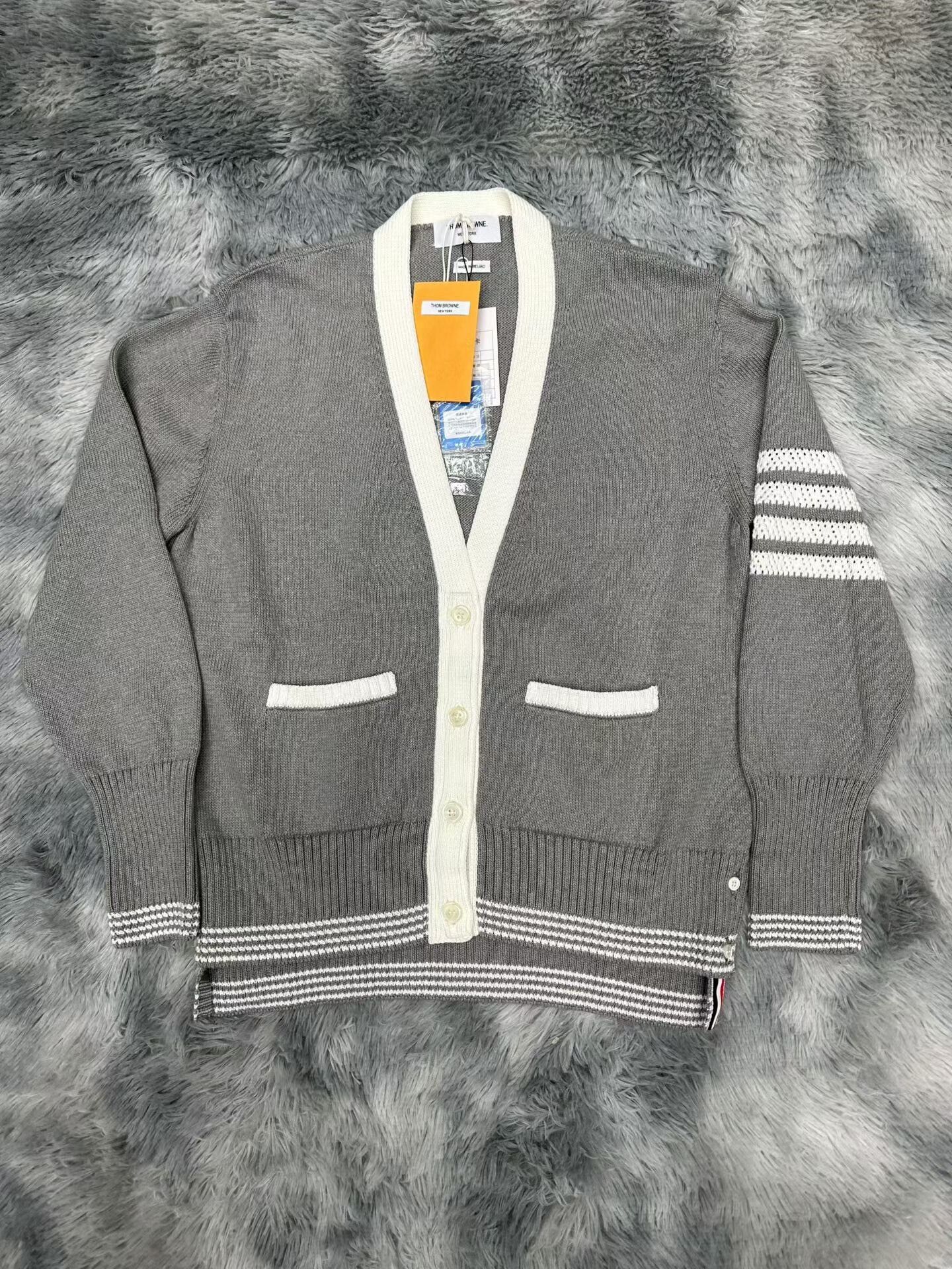 Thom Browne Thom Browne Wool Striped Sweater xxl Men Size US XXL / EU 58 / 5 - 1 Thumbnail