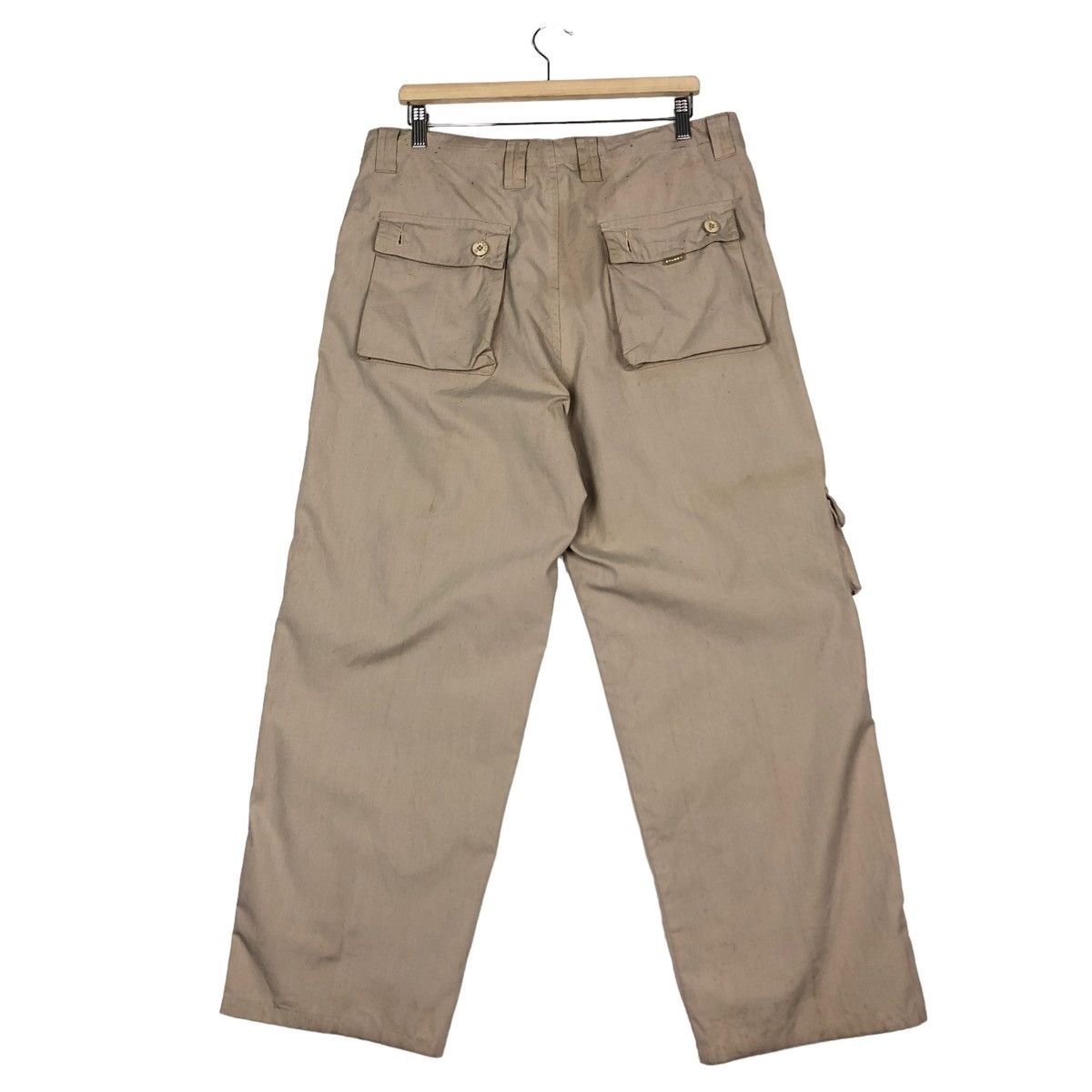 Stussy 🔥VINTAGE STUSSY CARGO PANTS MULTI POCKET BIKER Size US 34 / EU 50 - 8 Thumbnail
