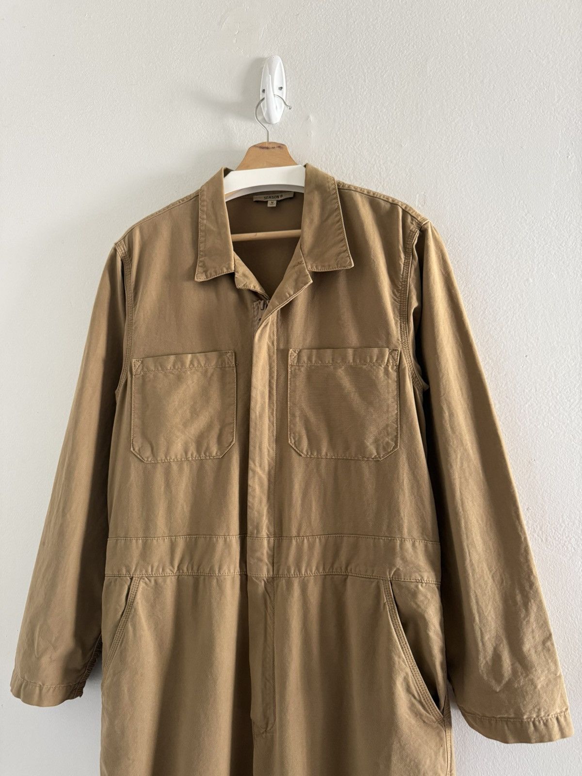 Kanye West Yeezy Season 6 Workwear Canvas Jumpsuit Shirt/Pants Brown Size US M / EU 48-50 / 2 - 12 Thumbnail