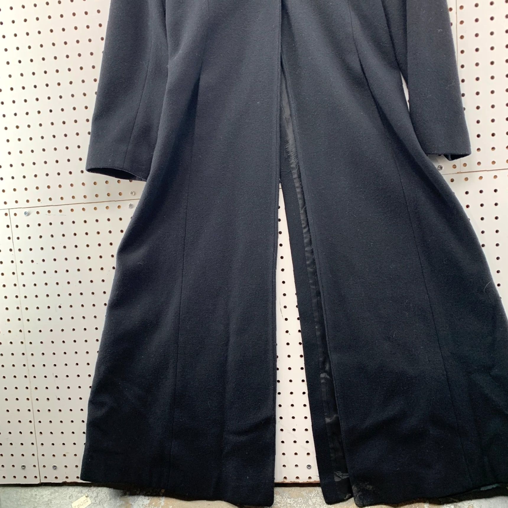 Vintage VINTAGE Jason Kole Wool Coat Mens Size 6 Black Long Slit Vent Swing One Button Coat Size M / US 6-8 / IT 42-44 - 3 Thumbnail