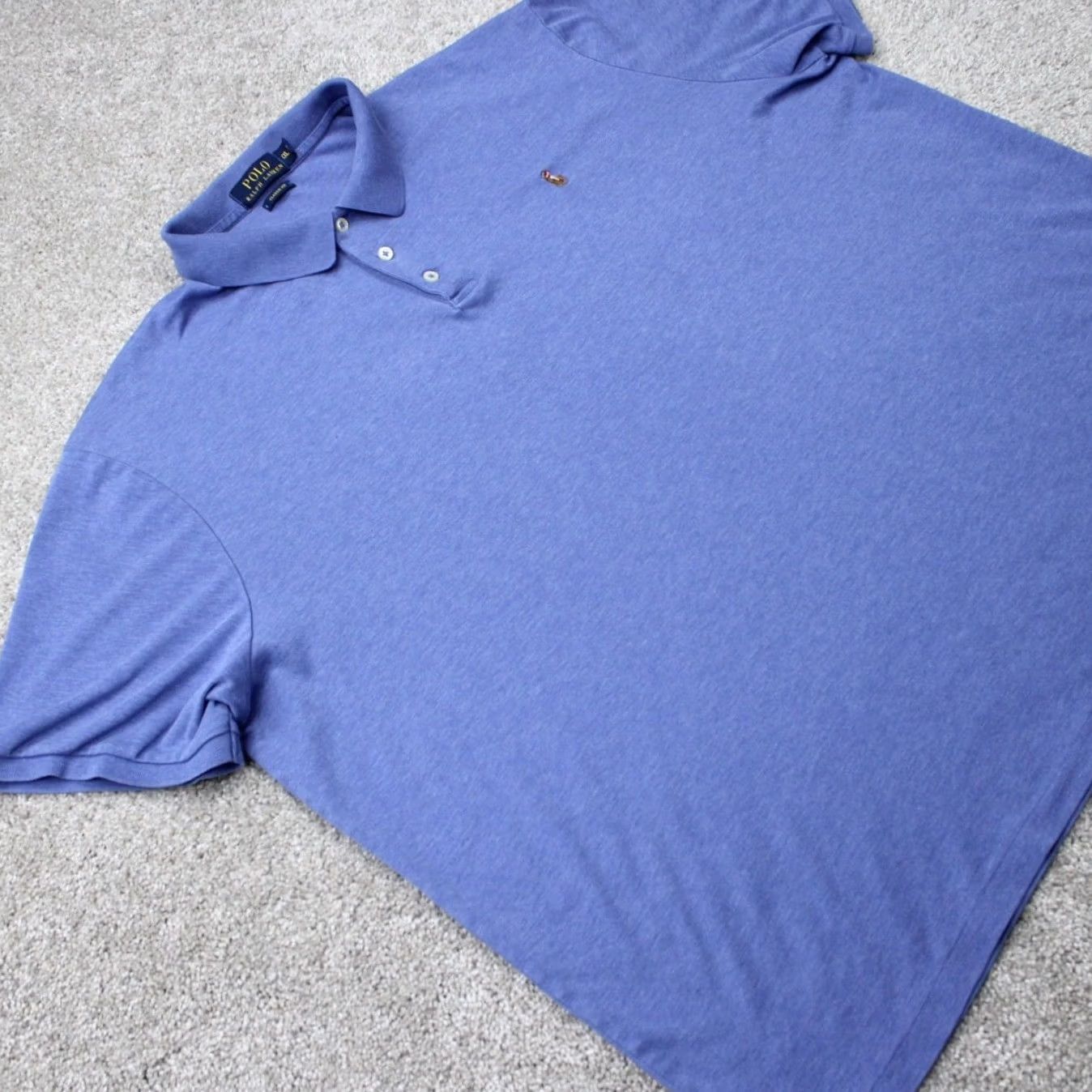 Polo Ralph Lauren Polo Ralph Lauren Shirt Mens 2XL XXL Blue Polo by Ralph Lauren Regular Classic Fit 100% Cotton Short Sleeve Button-Front Polo Shirt Boys? Size US XXL / EU 58 / 5 - 6 Thumbnail