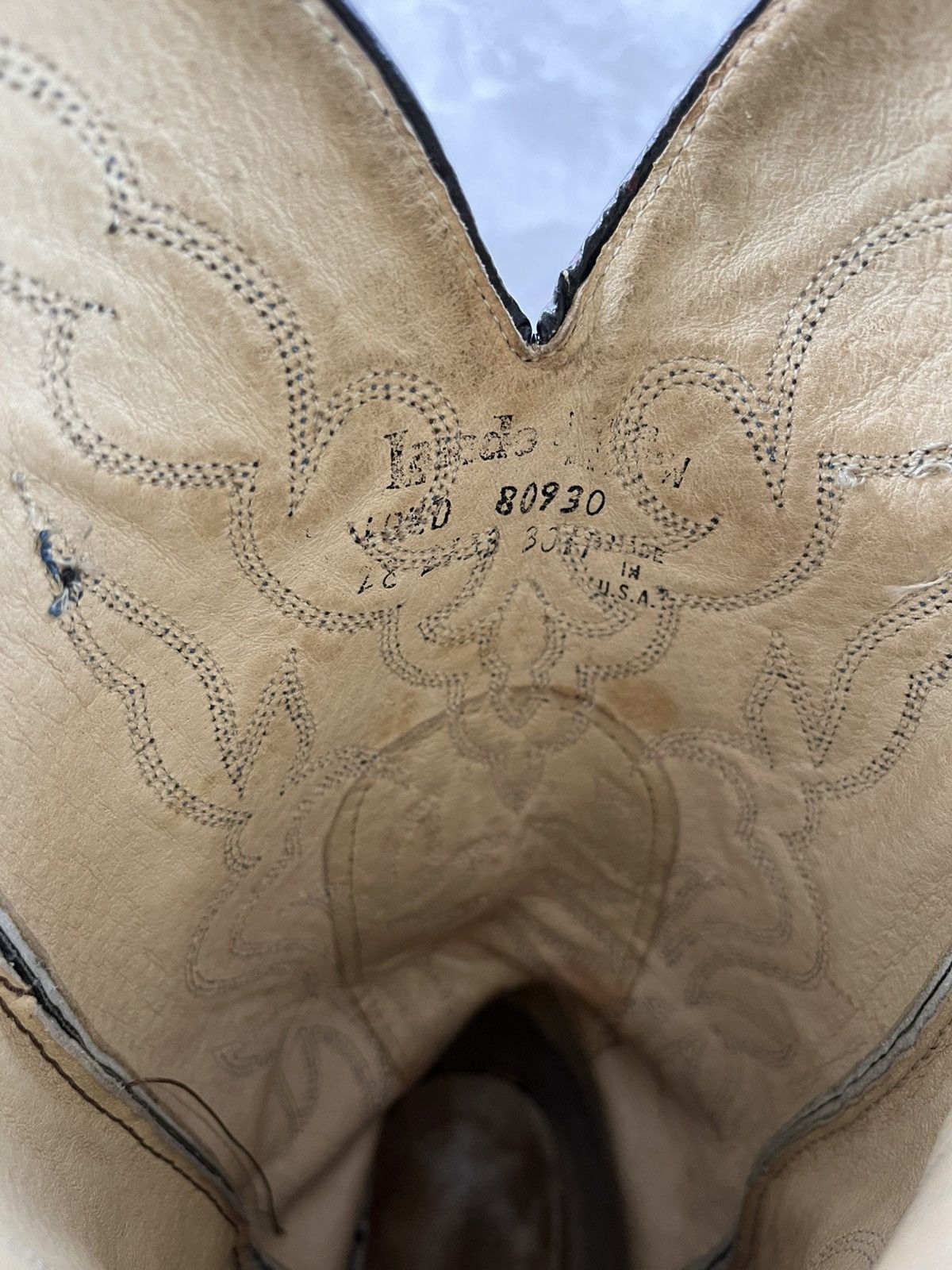 Cowboy Equipment Vintage Laredo Western Cowboy Leather Boots Rare Avant-Garde Size US 9 / EU 42 - 22 Thumbnail