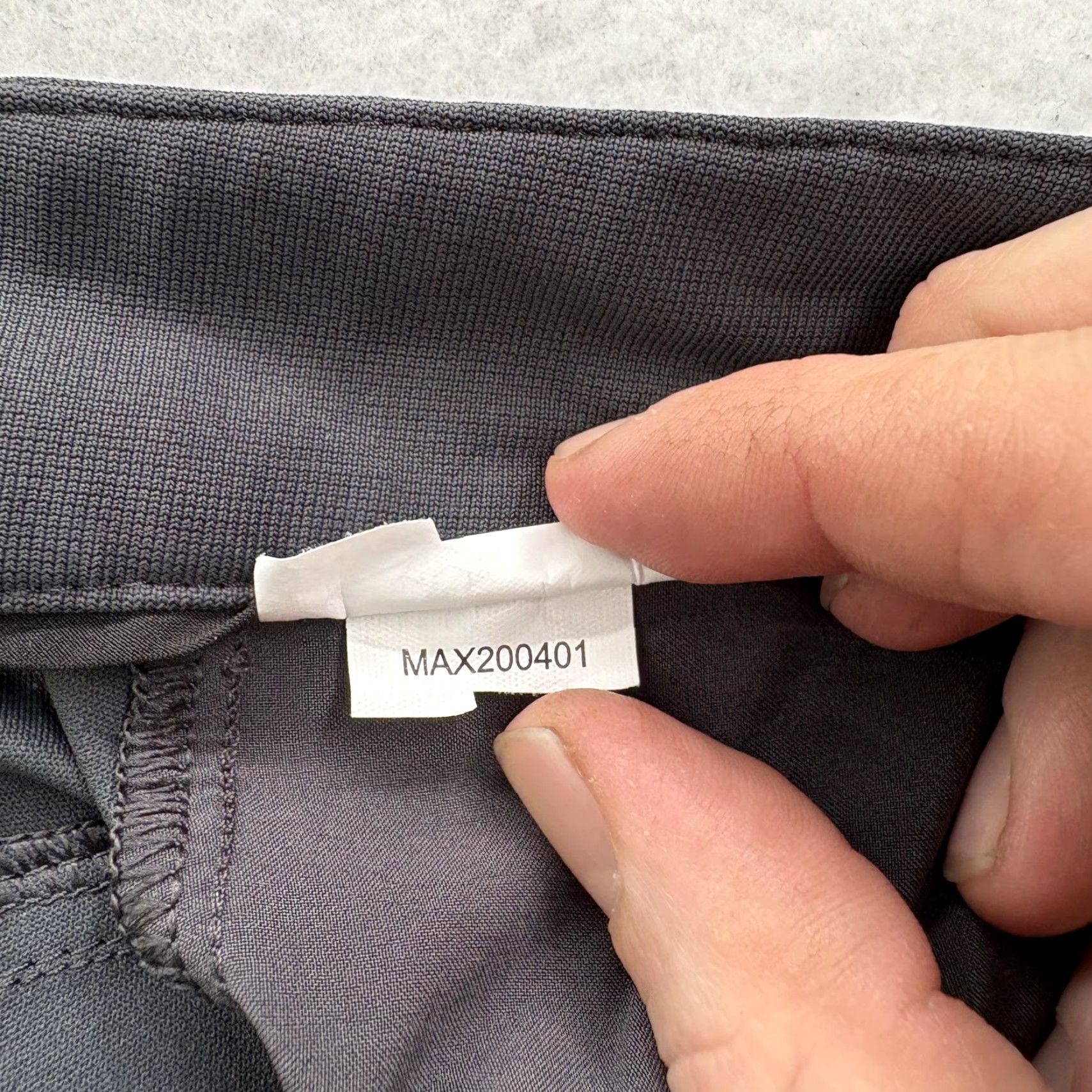 Vintage VRST Athletic 5-Pocket Pants Mens 38x32 Gray Stretch Khakis Straight Fit Casual Activewear Size US 38 / EU 54 - 5 Thumbnail