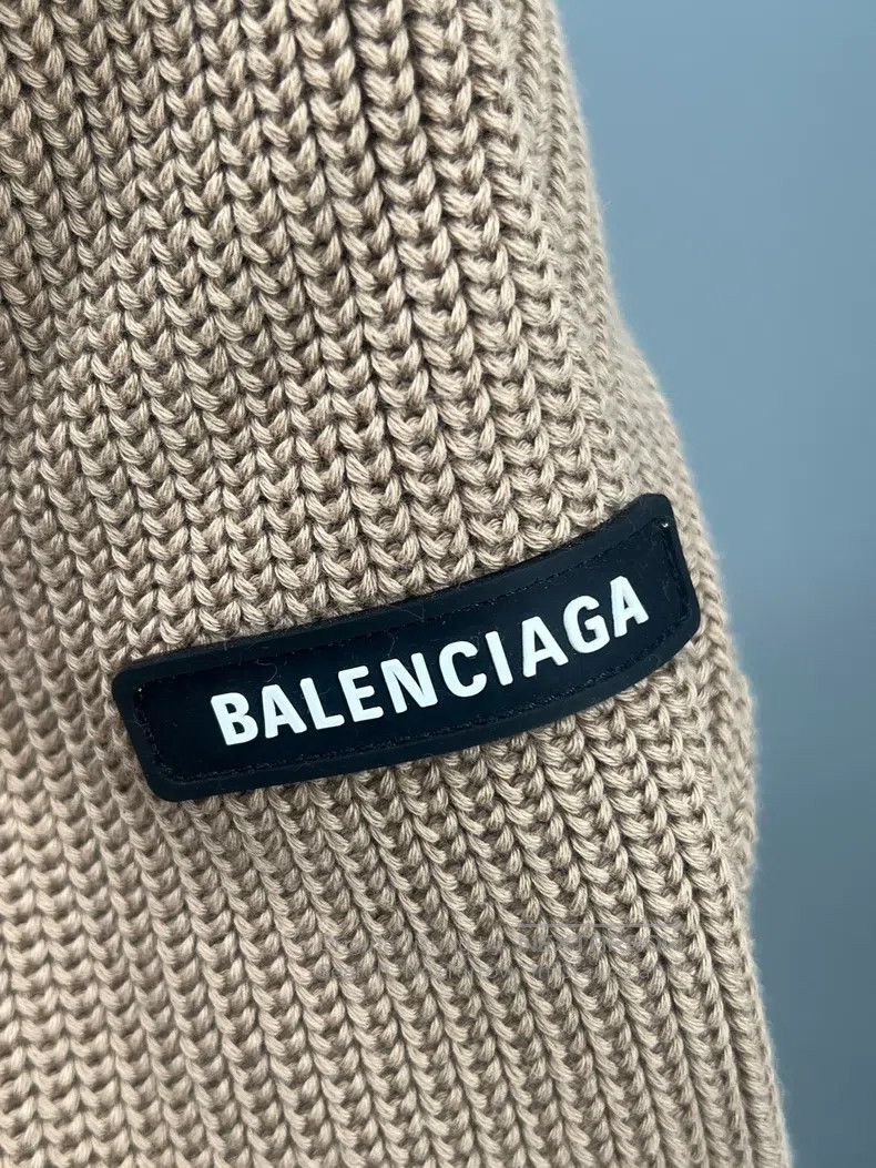 Balenciaga Balenciaga Solid Double Layer Round Neck Casual Long Sleev Size US XL / EU 56 / 4 - 3 Thumbnail