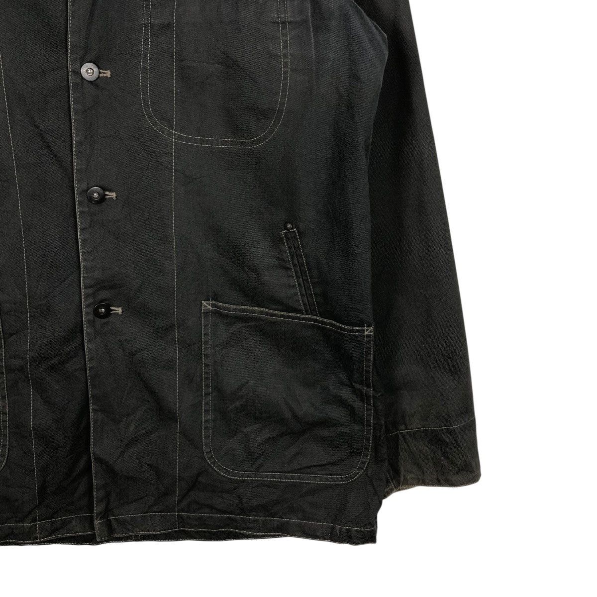 Issey Miyake 🔥VINTAGE CHORE WORKER JACKET DULTANOUS DOUBLE POCKET Size US L / EU 52-54 / 3 - 7 Thumbnail