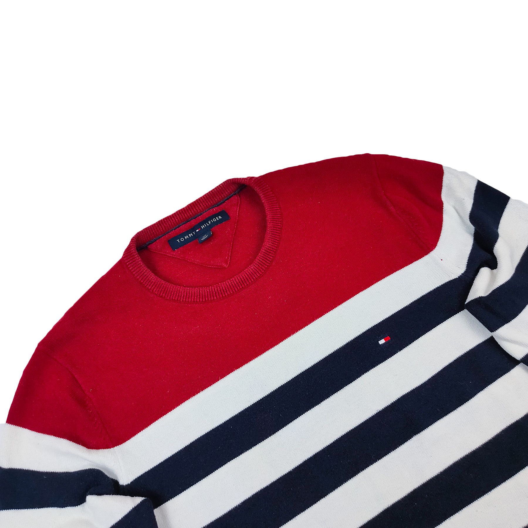 Tommy Hilfiger Tommy Hilfiger Vintage Striped Sweater Size US S / EU 44-46 / 1 - 3 Thumbnail