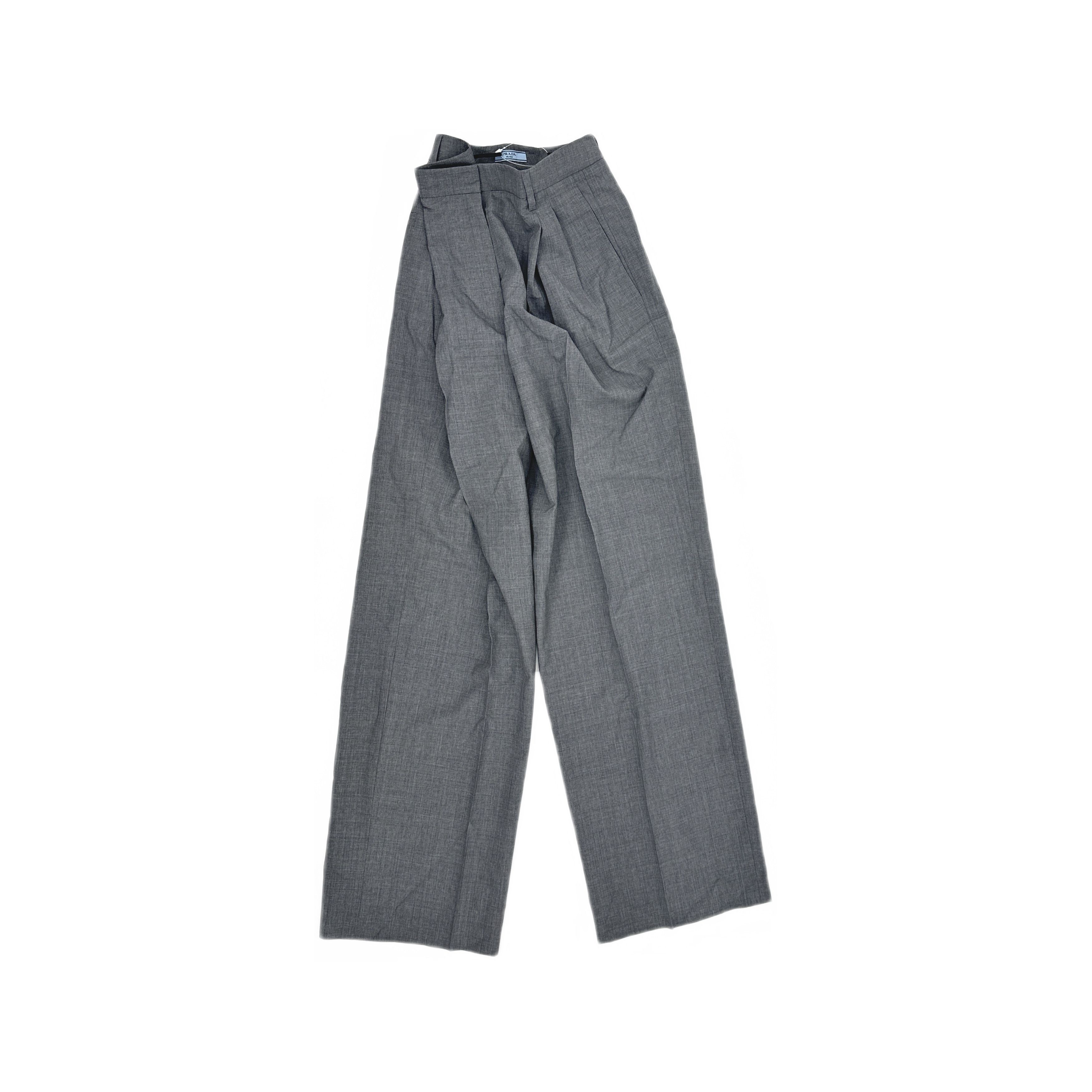 Prada Prada Wool Superfine Trousers Size 26 Size US 26 / EU 42 - 1 Thumbnail
