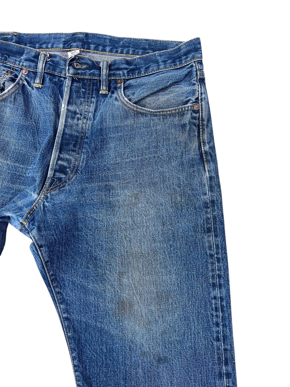 Ralph Lauren Vintage RRL Hidden Rivets Dirty Mud Denim Selvedge Jeans Size US 36 / EU 52 - 10 Thumbnail