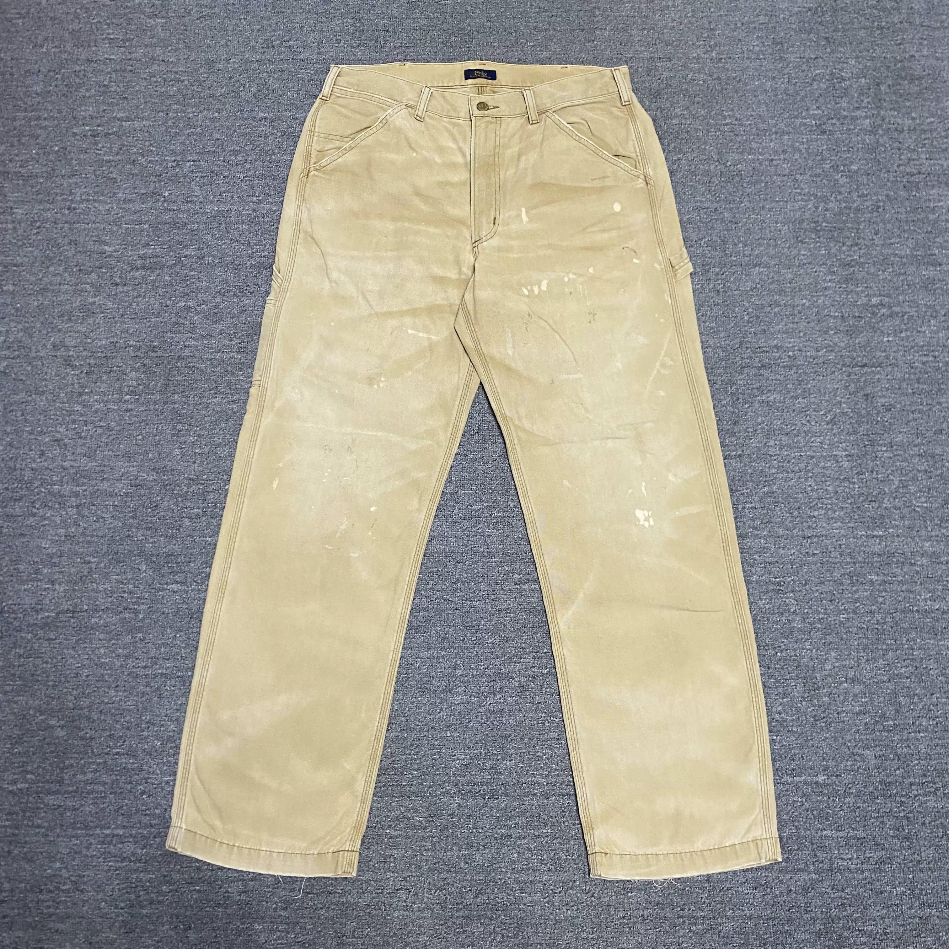 Ralph Lauren RALPH LAUREN Loose Distressed Logger Pants Size US 32 / EU 48 - 1 Thumbnail