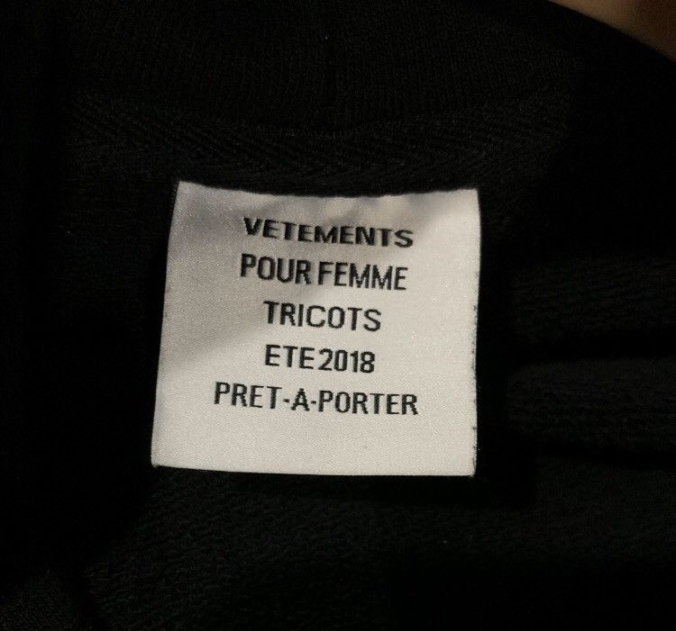 Vetements Vetements printed hoodie 2408-Nextarrow Size US XS / EU 42 / 0 - 6 Thumbnail