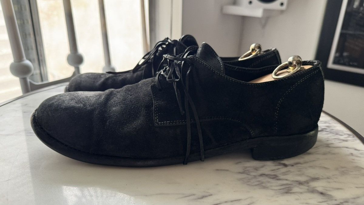 Guidi Reverse-Leather Suede Lace-Up Derbies Size US 10 / EU 43 - 2 Thumbnail