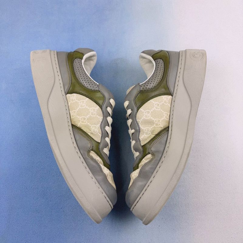 Gucci Gucci Chunky B Sneakers in White, Blue, Green - Size US 11 / EU 44 - 8 Thumbnail