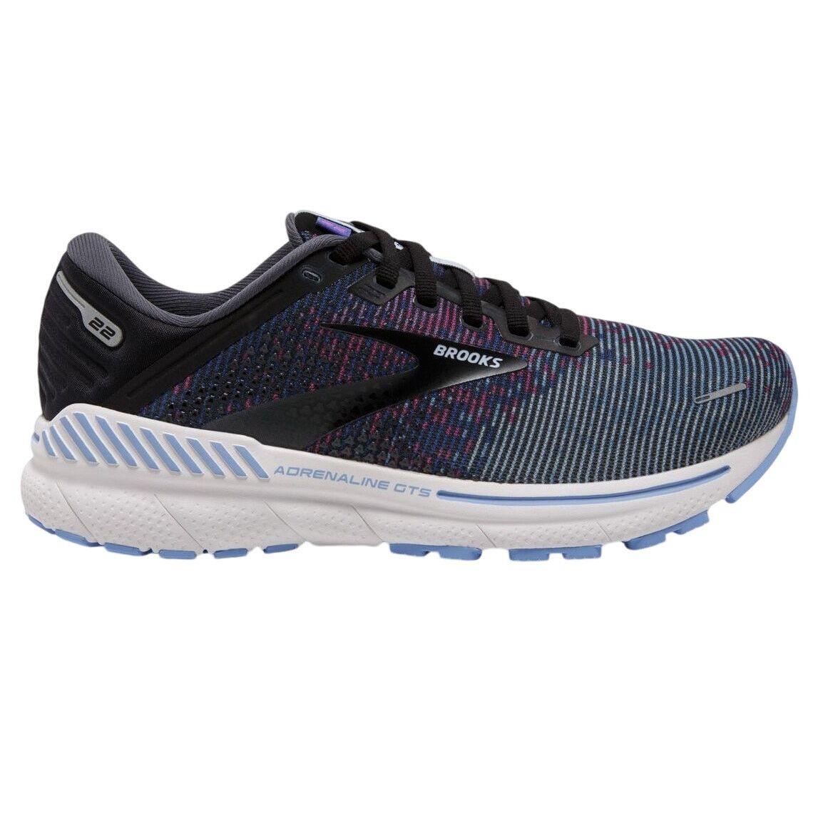 Brooks Adrenaline Gts 22 Running Shoes Road Cross Training 7 in Black, Women's