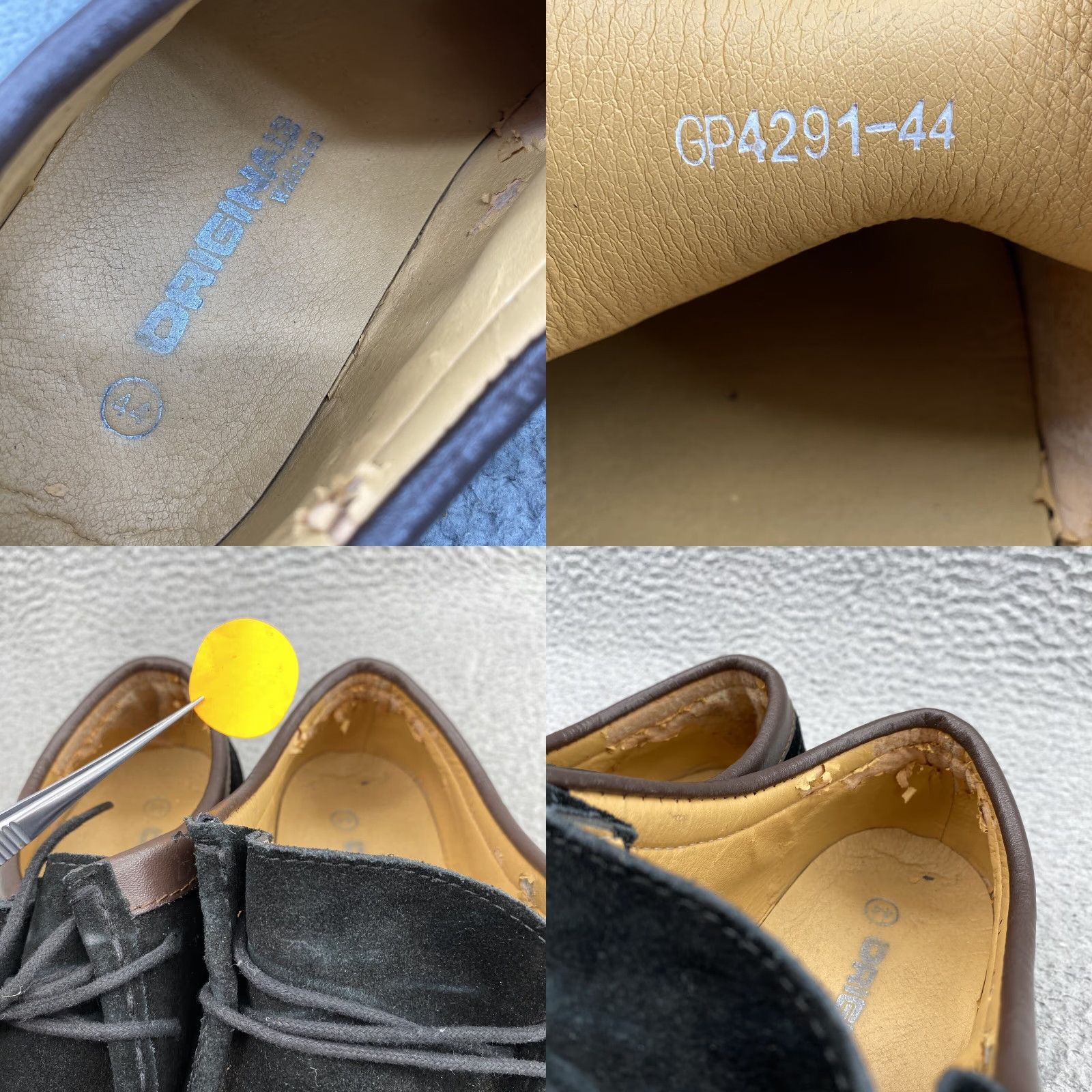 Clarks Clarks Wallabee Shoes Men's 8 Black Suede Low Top Casual Work Size US M / EU 48-50 / 2 - 9 Thumbnail