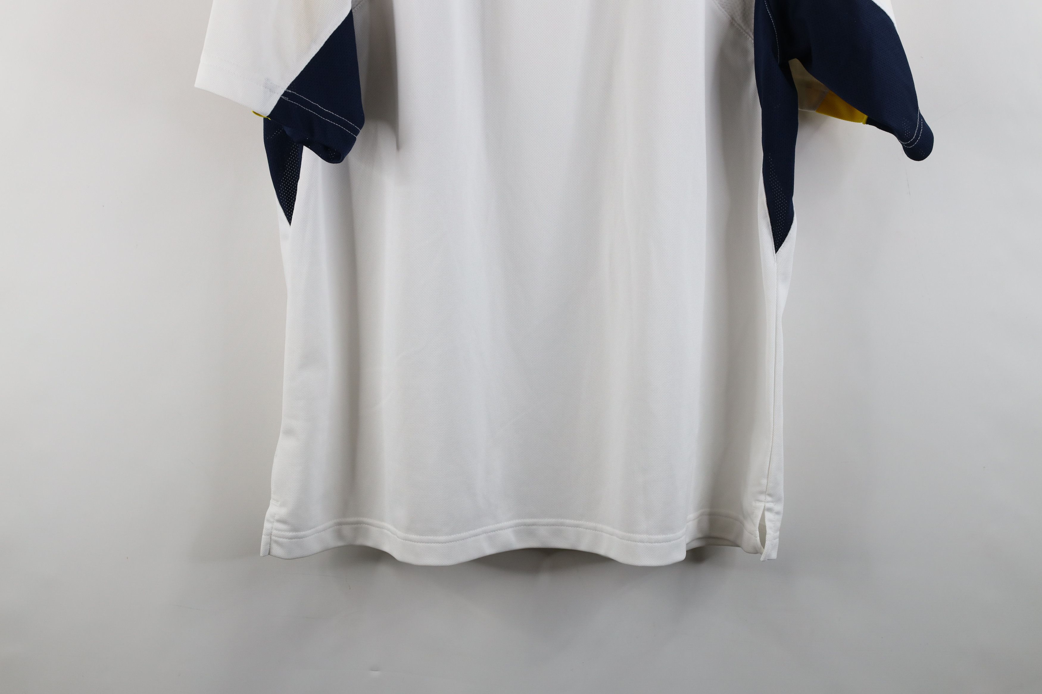 Adidas × Vintage Adidas University of Michigan Football Polo Shirt White Size US L / EU 52-54 / 3 - 14 Thumbnail