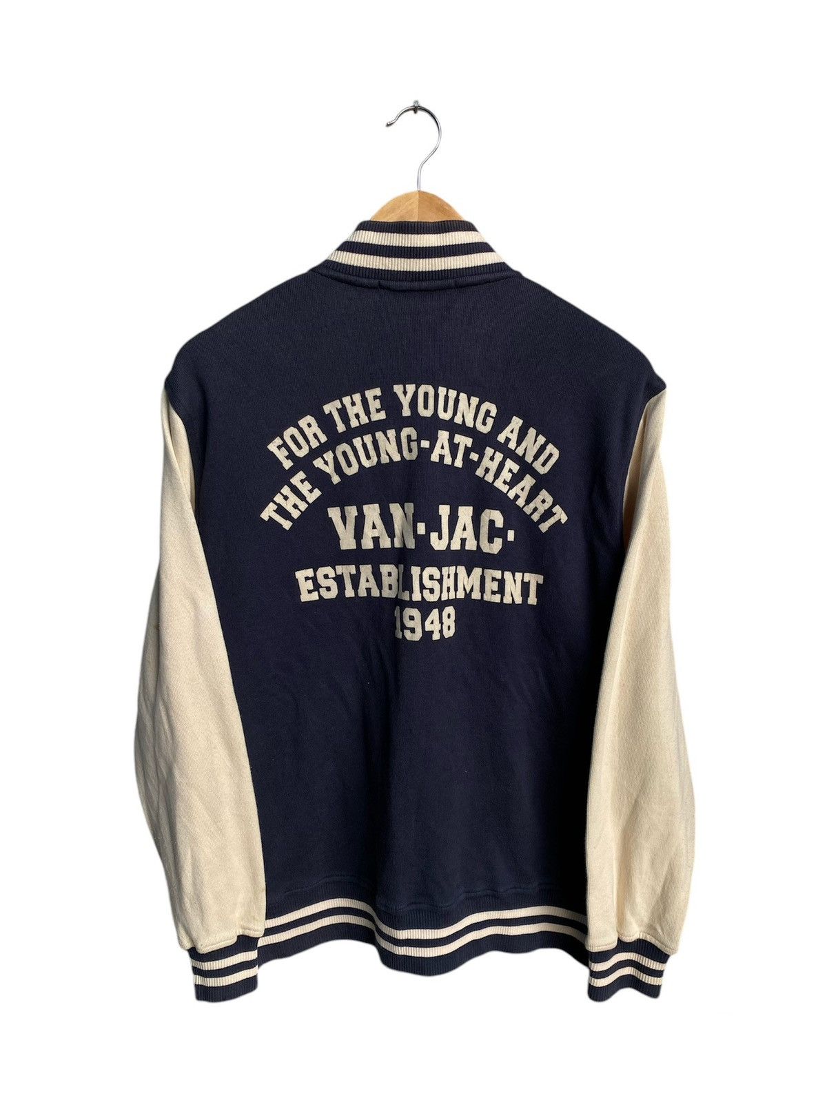 Japanese Brand × Van 🔥🔥 Vintage Van Jac Varsity Jacket Size US L / EU 52-54 / 3 - 2 Thumbnail