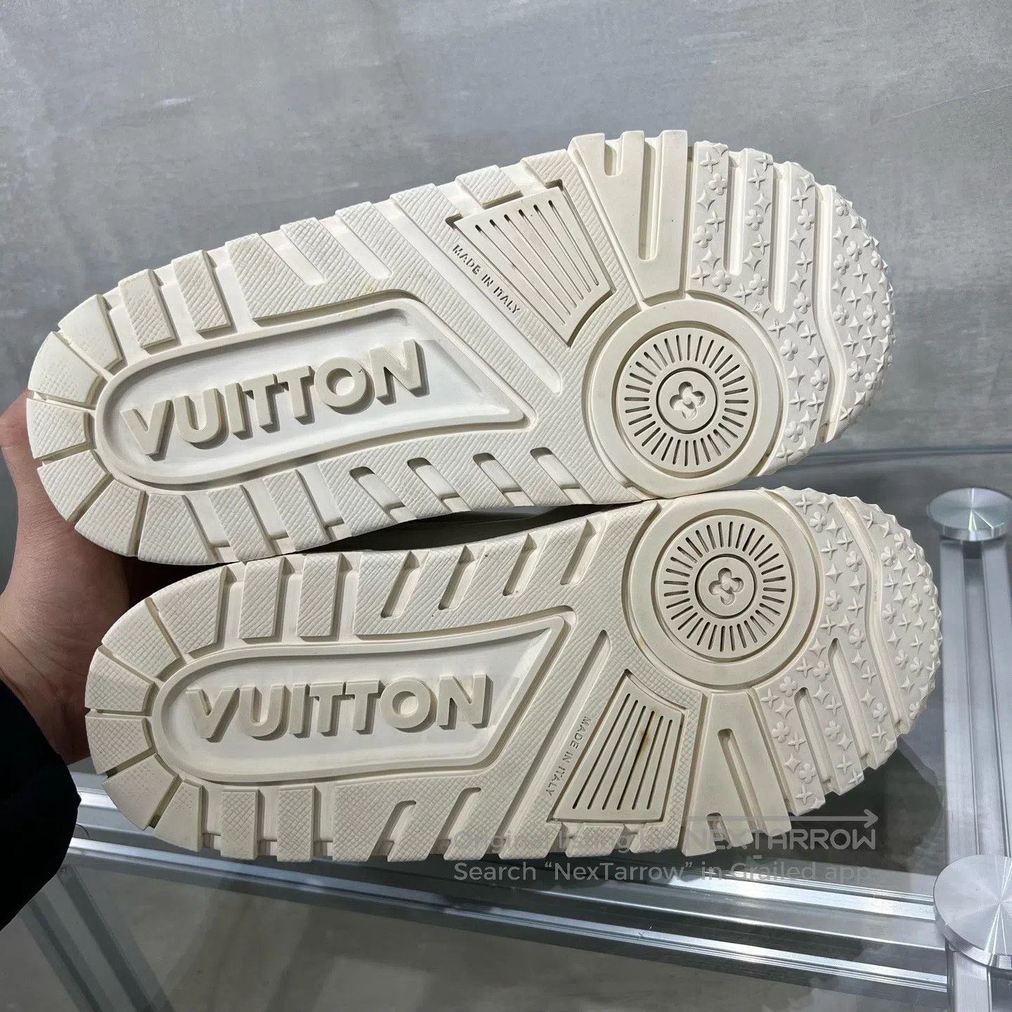 Louis Vuitton Louis Vuitton Trainer White Fat Ding shoes Size US 7 / EU 40 - 7 Thumbnail
