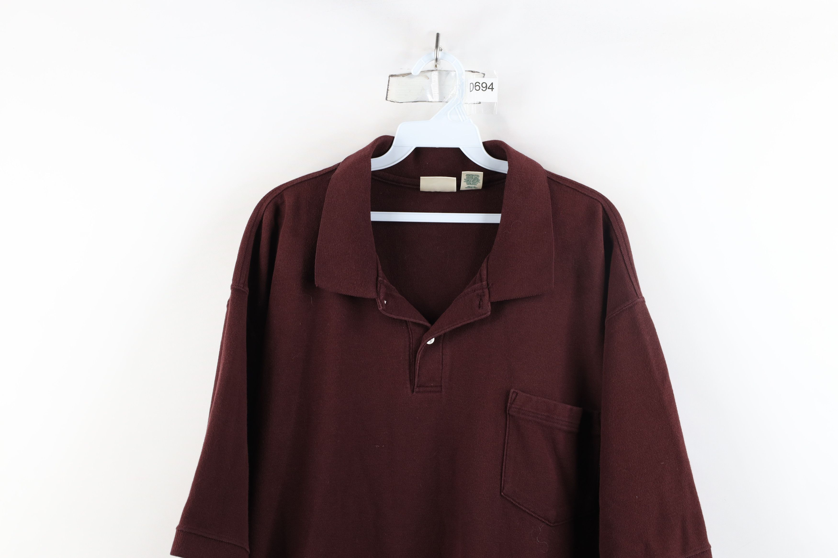 L.L. Bean × Vintage Vintage 90s LL Bean Heavyweight Collared Polo Shirt USA Size US XXL / EU 58 / 5 - 2 Thumbnail