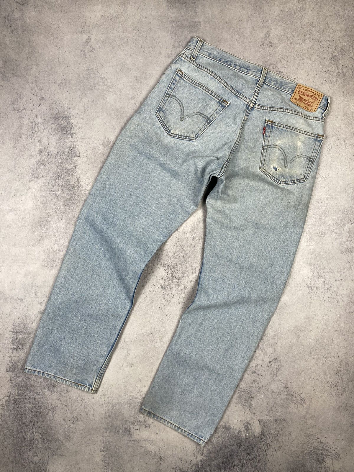 Levi's × Vintage Vintage Levis 505 Regular Fit Dissected Blue Denim Jeans Size US 34 / EU 50 - 1 Thumbnail