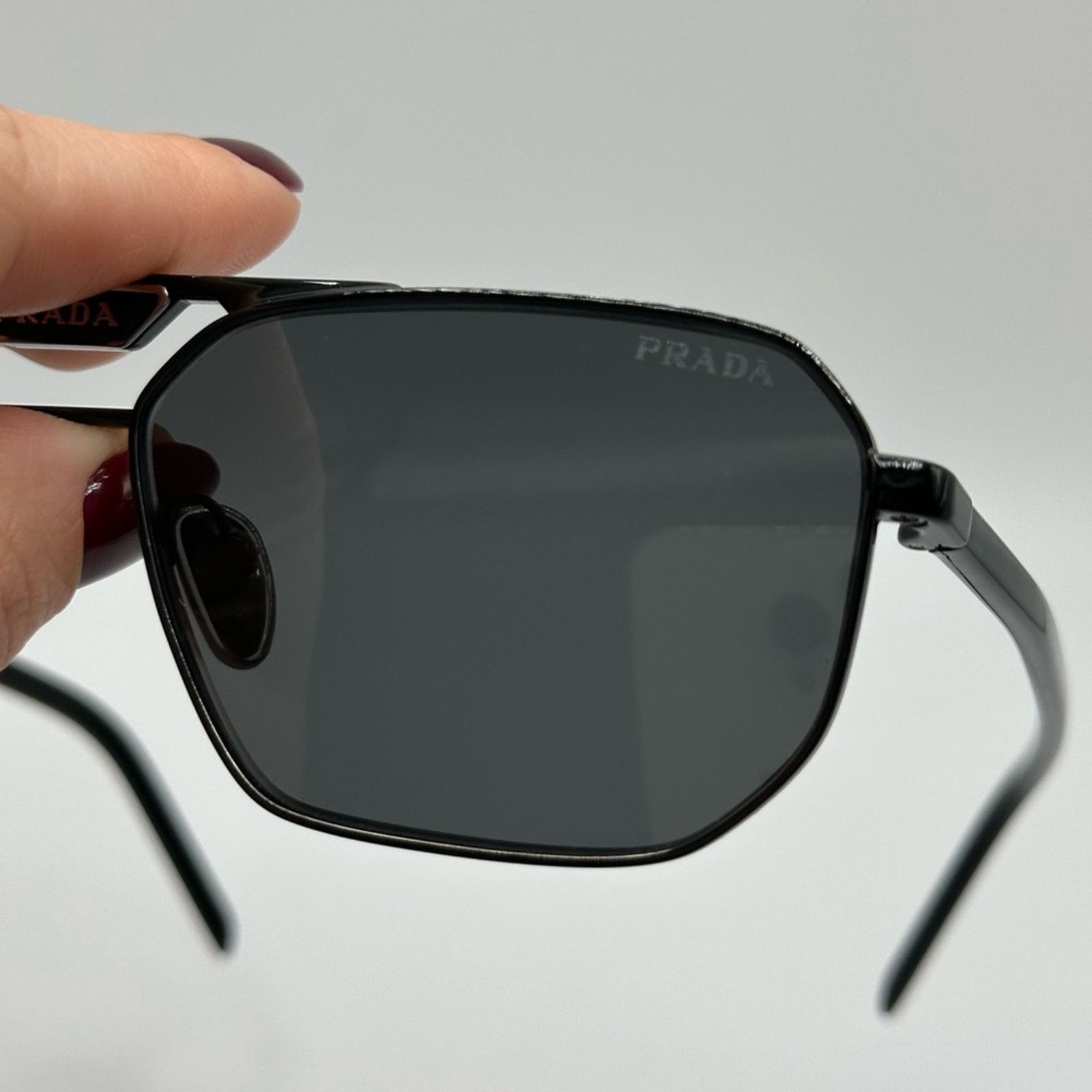 Prada PRADA Sunglasses PR58YS 1AB5S0 Black/Dark Grey Unisex NEW Size ONE SIZE - 3 Thumbnail