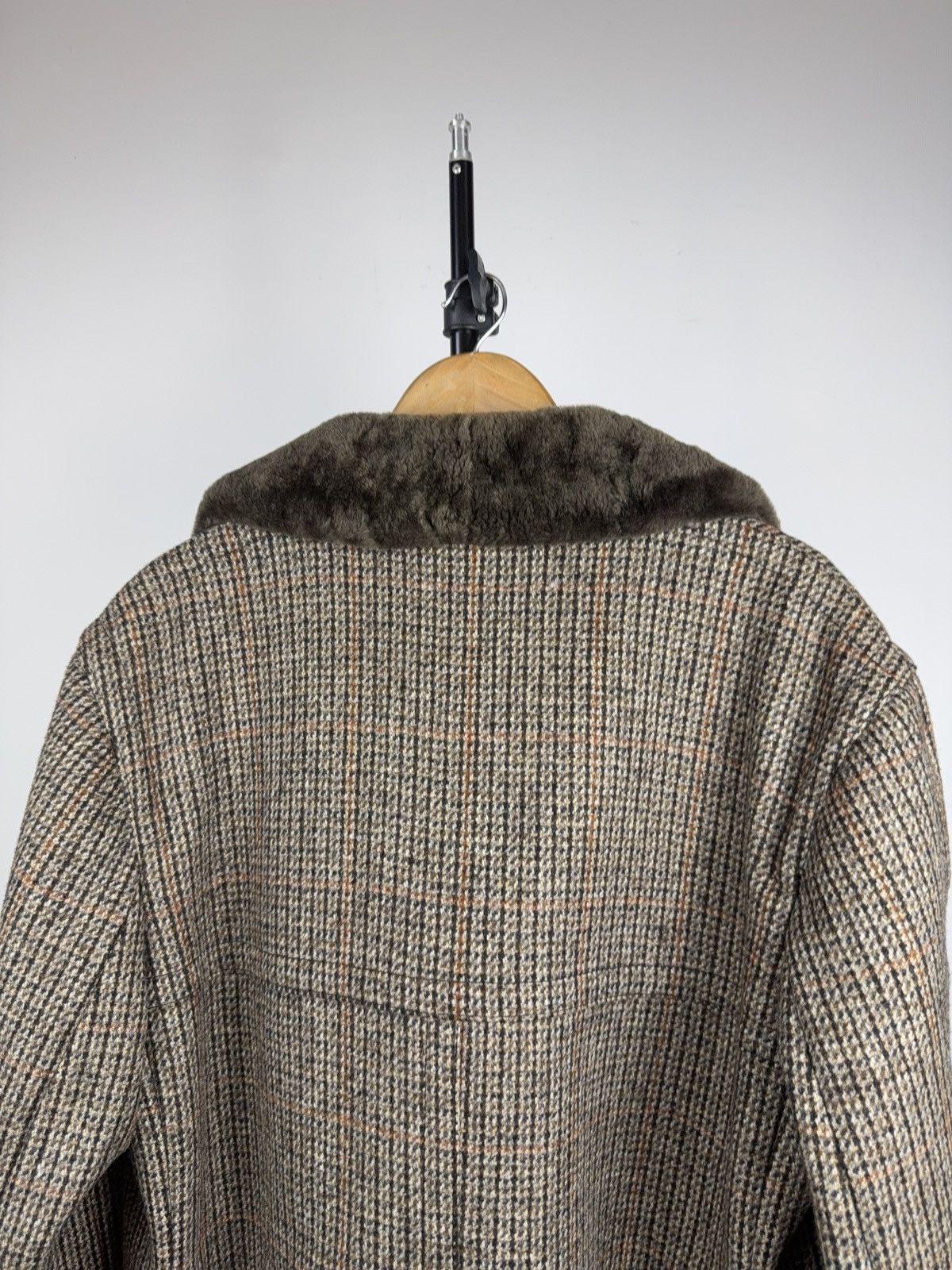 Vintage Vintage Shearling Wool Coat Borg Lined Heavy Winter Size US L / EU 52-54 / 3 - 16 Thumbnail