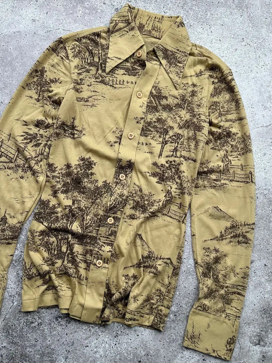 Vintage Vintage Printed Shirt C61(V453) Size M / US 6-8 / IT 42-44 - 3 Thumbnail