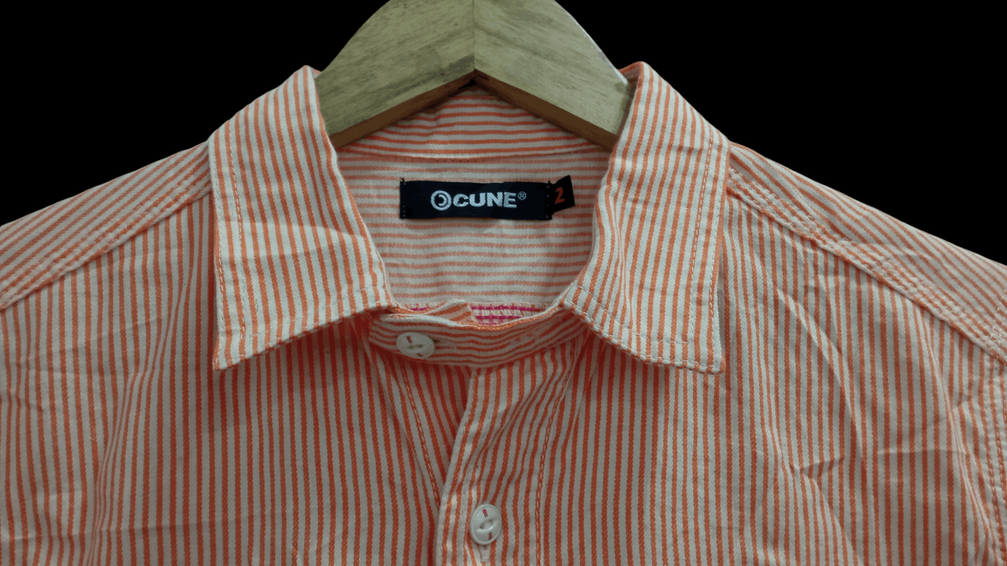 Japanese Brand × Vintage 🔥🔥Vintage Style Cune Striped Shirt Size US M / EU 48-50 / 2 - 11 Thumbnail