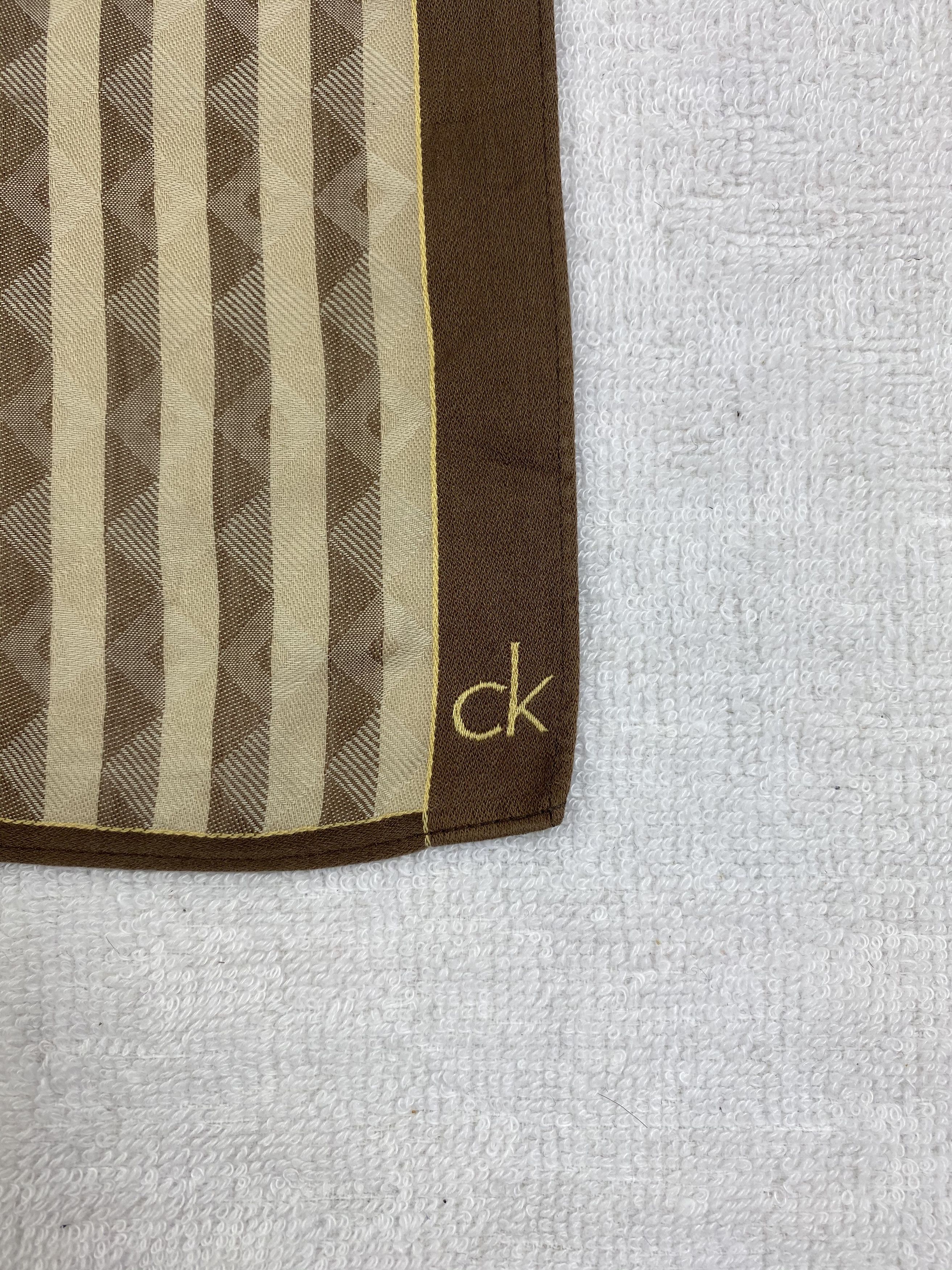 Calvin Klein × Vintage Calvin Klein Handkerchief / Bandana / Neckerchief Size ONE SIZE - 5 Thumbnail