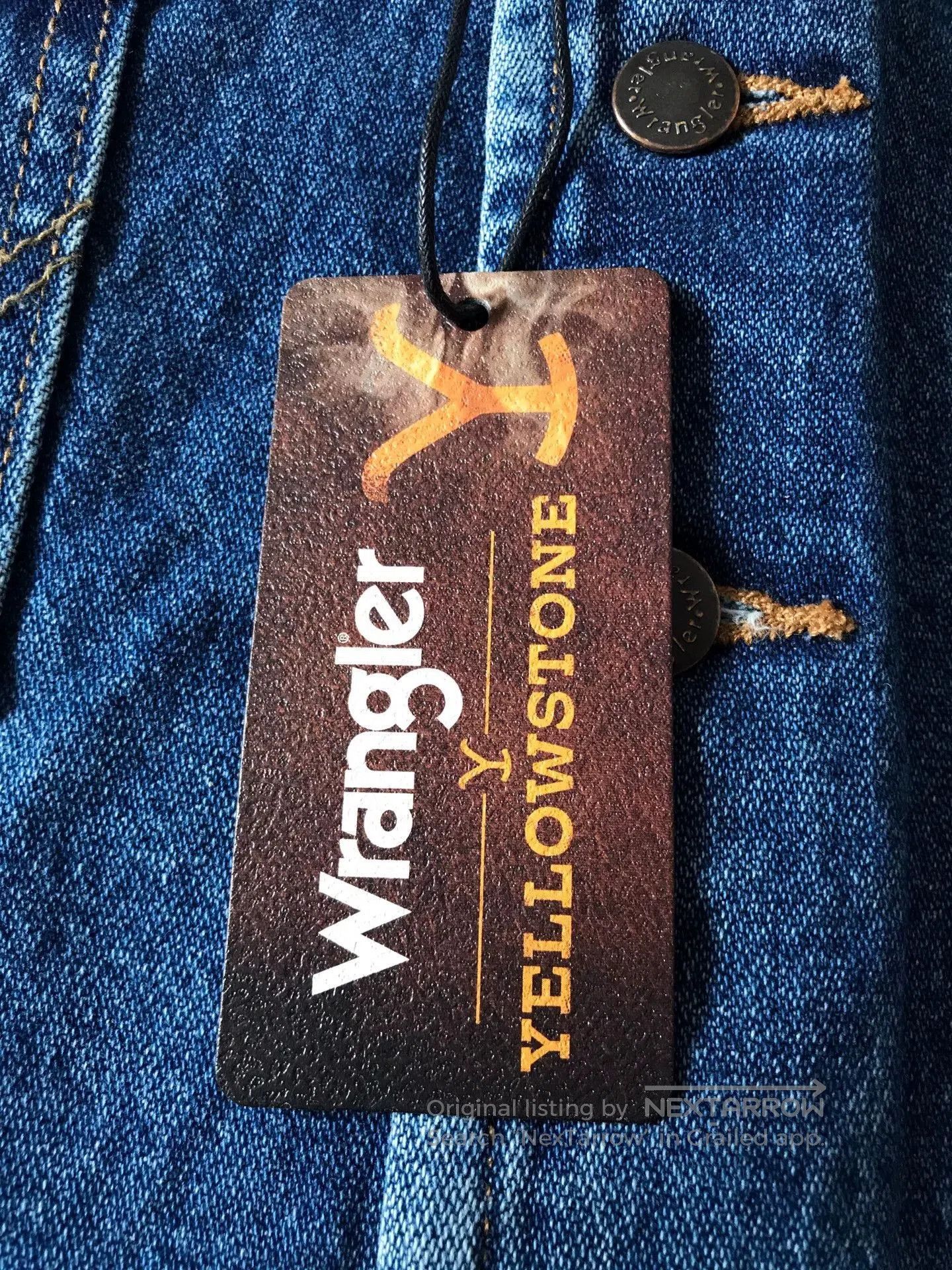 Wrangler Wrangler x Yellowstone Western Denim Vest. Size US L / EU 52-54 / 3 - 7 Thumbnail