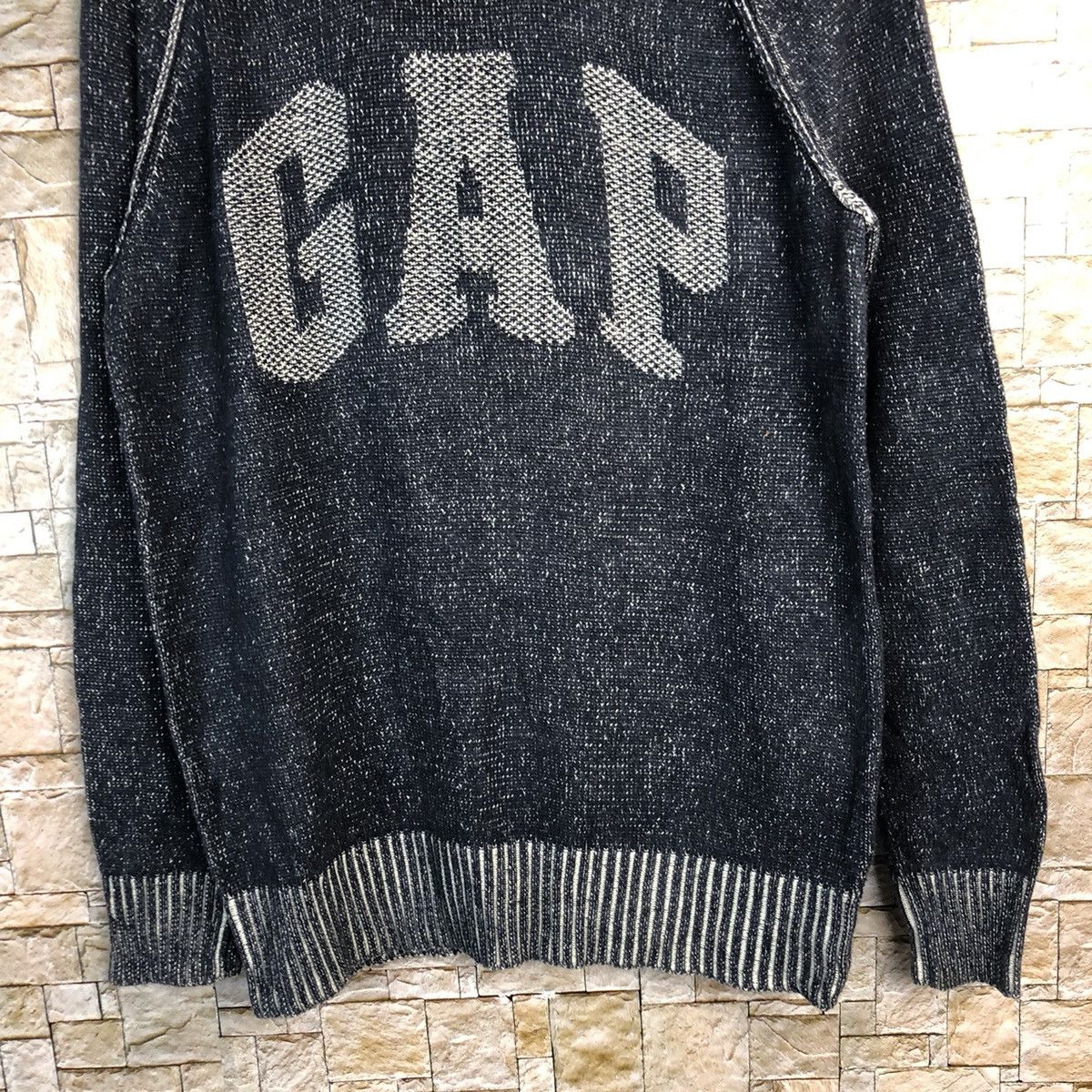 Gap Gap Dark blue faded vintage Hoodie sweatshirt #A255 Size US M / EU 48-50 / 2 - 3 Thumbnail