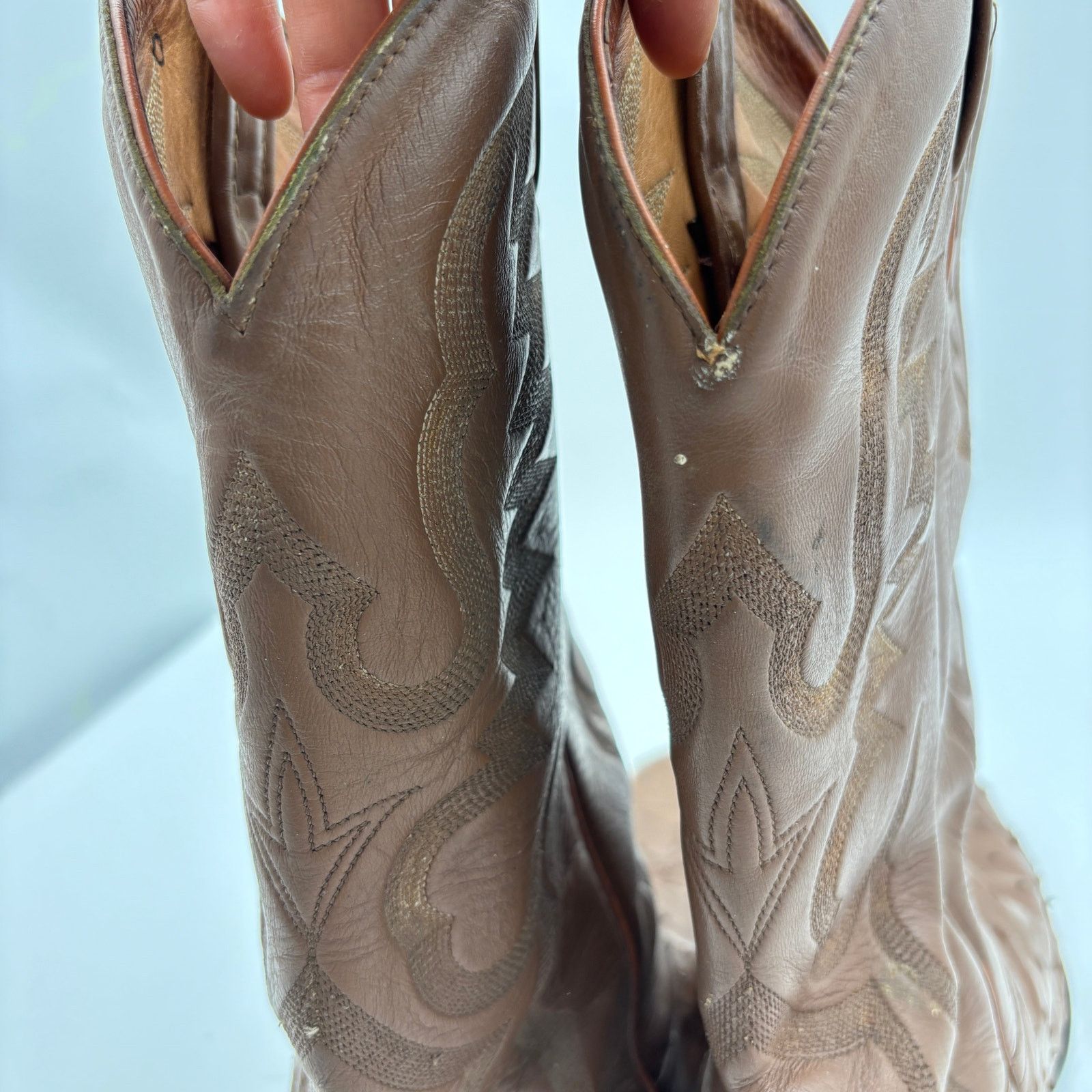 Tony Lama Tony Lama 8241 Full Quill Ostrich Leather Boots Men's 9.5 EE Size US 9.5 / EU 42-43 - 15 Thumbnail