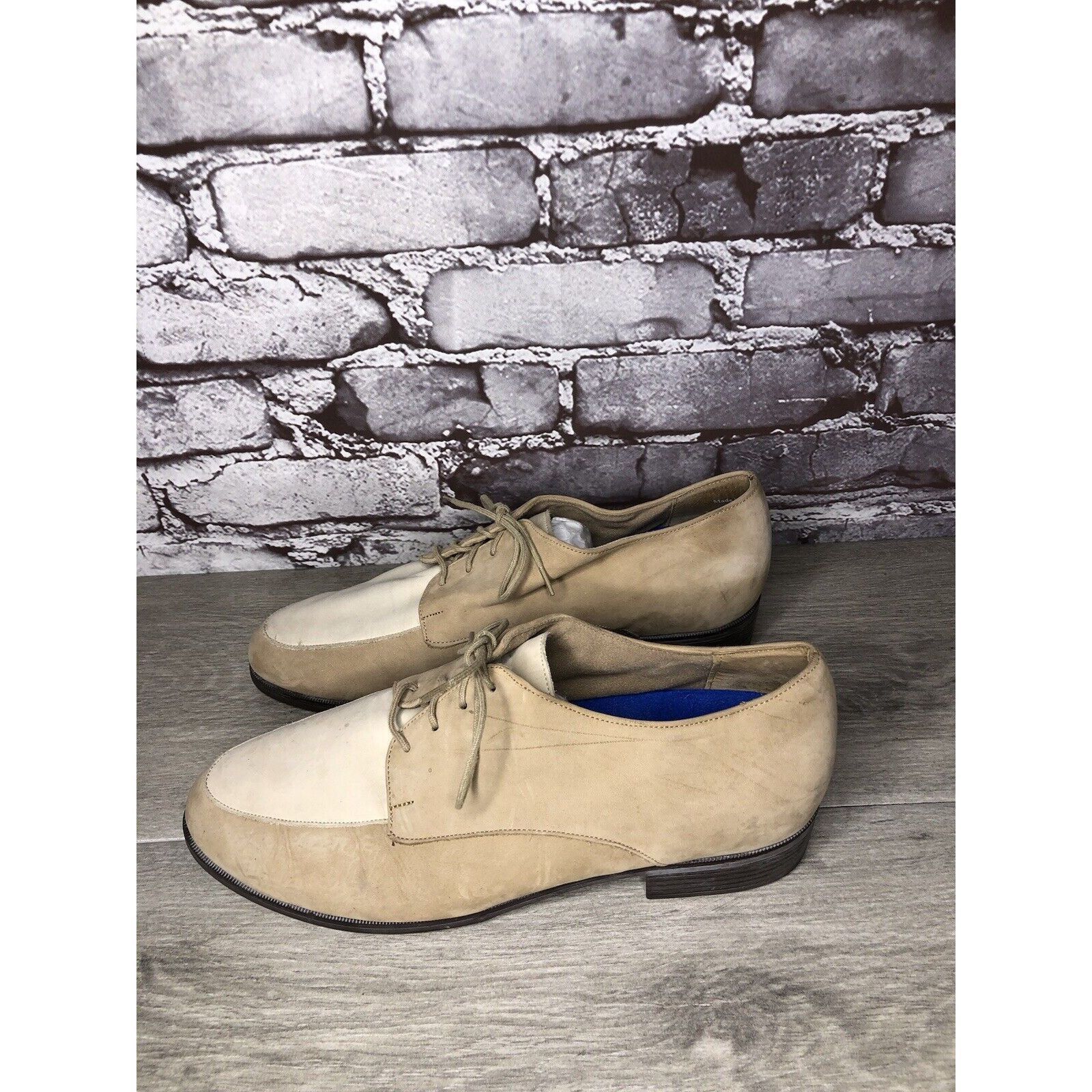 Other MUNRO AMERICAN Beige Nubuck Ivory Suede Oxfords Lace Shoes W Size US 10 / IT 40 - 6 Thumbnail
