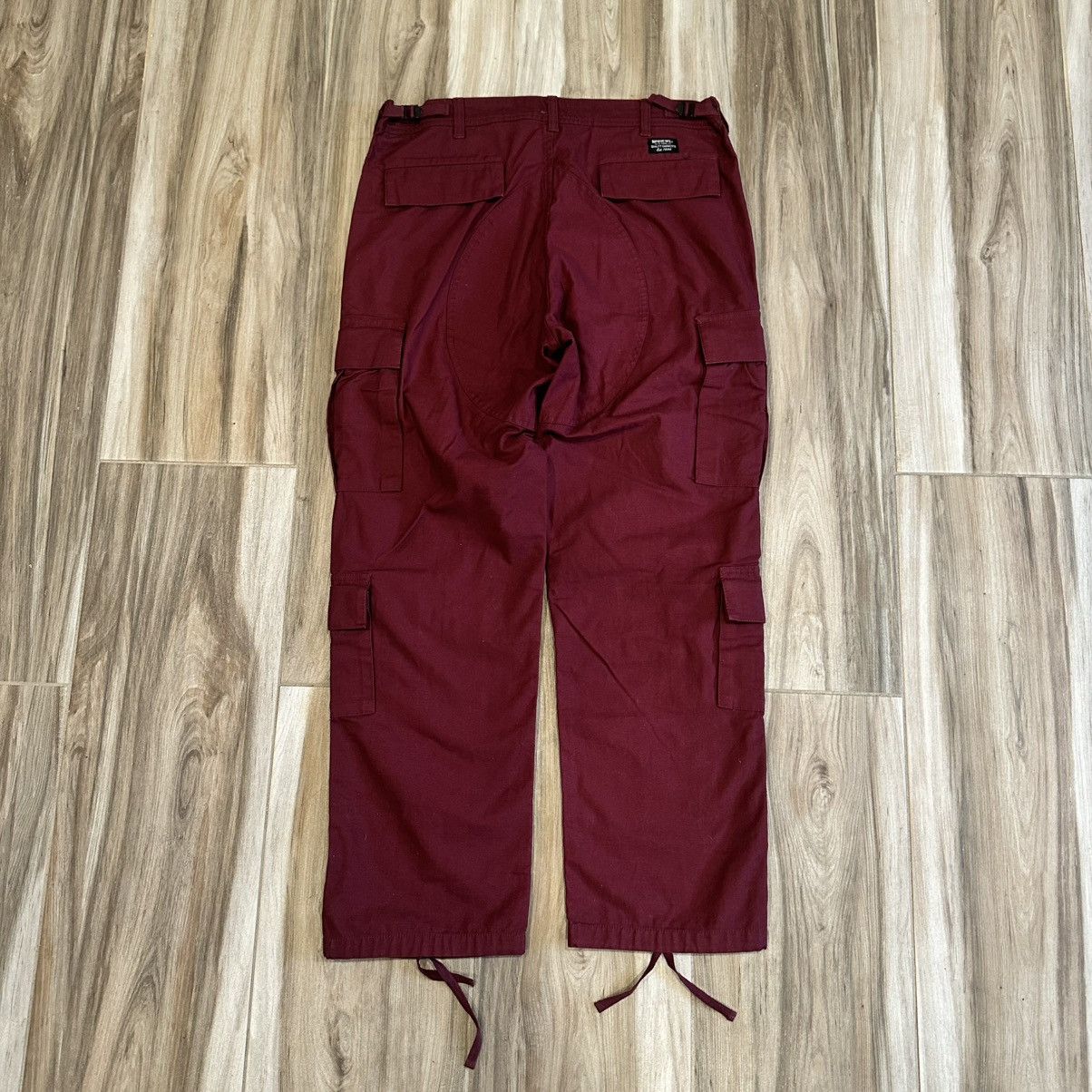 Supreme Burgundy Supreme Double Cargo Pants Size US 34 / EU 50 - 4 Thumbnail