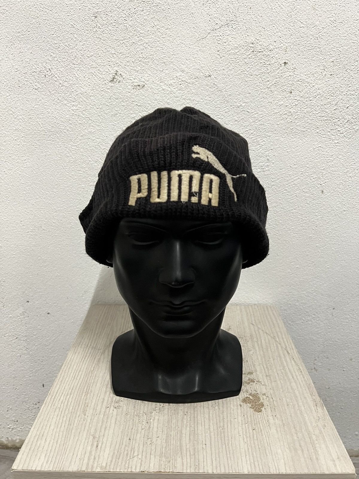 Puma Vintage puma Spell out Beanie Hat Size ONE SIZE - 2 Thumbnail