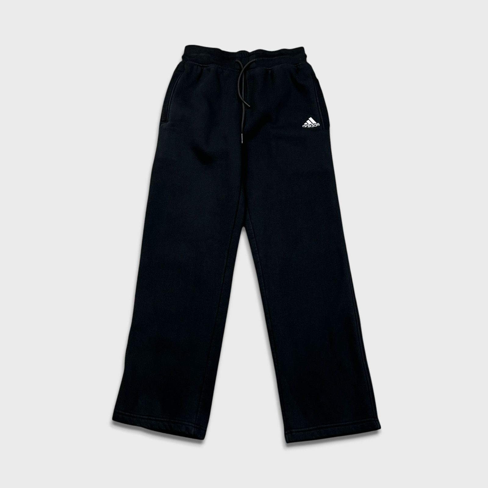 Adidas × Vintage Adidas Sweatpants Medium Spell Out Wide Leg Fleece Jogger Size US 28 / EU 44 - 1 Thumbnail