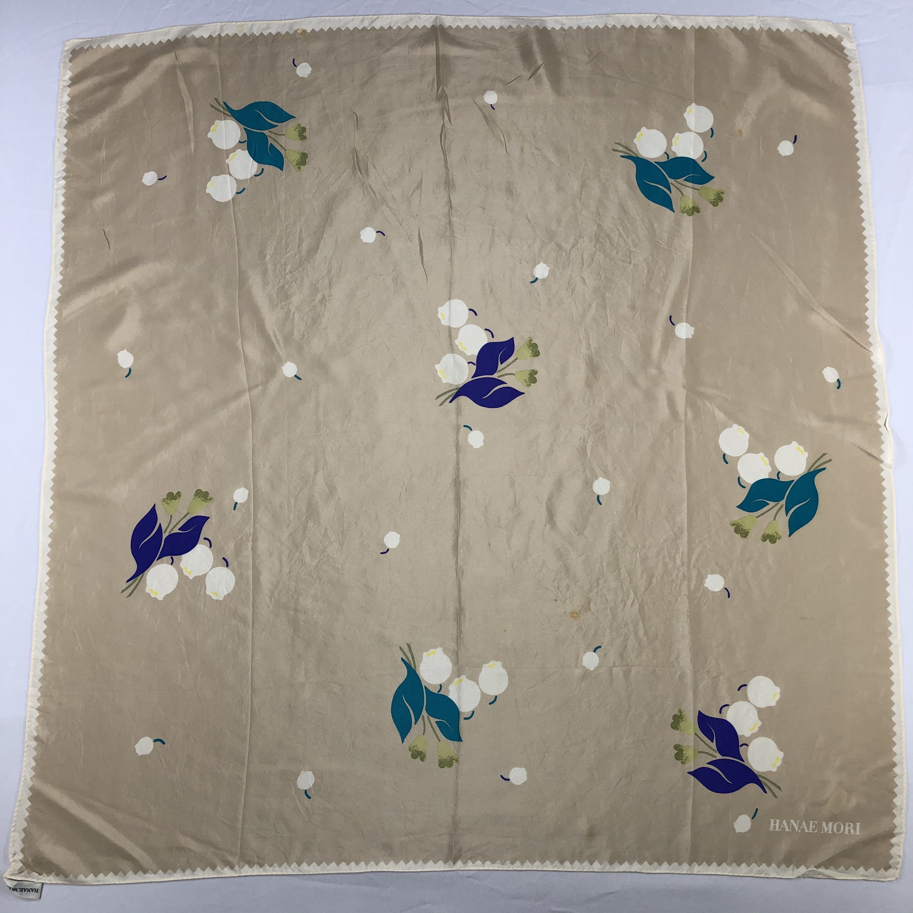 Hanae Mori Vintage Hanae Mori Silk Scarf Size ONE SIZE - 2 Thumbnail
