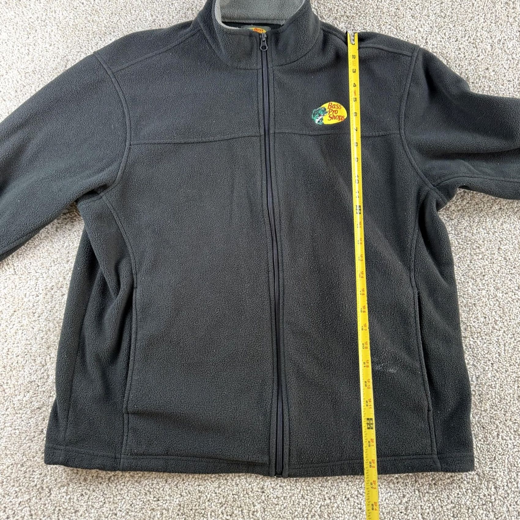Bass Pro Shops Bass Pro Shops Jacket Mens L Black Fleece Full Zip Outdoor Hiking Casual Threads Size US L / EU 52-54 / 3 - 6 Thumbnail