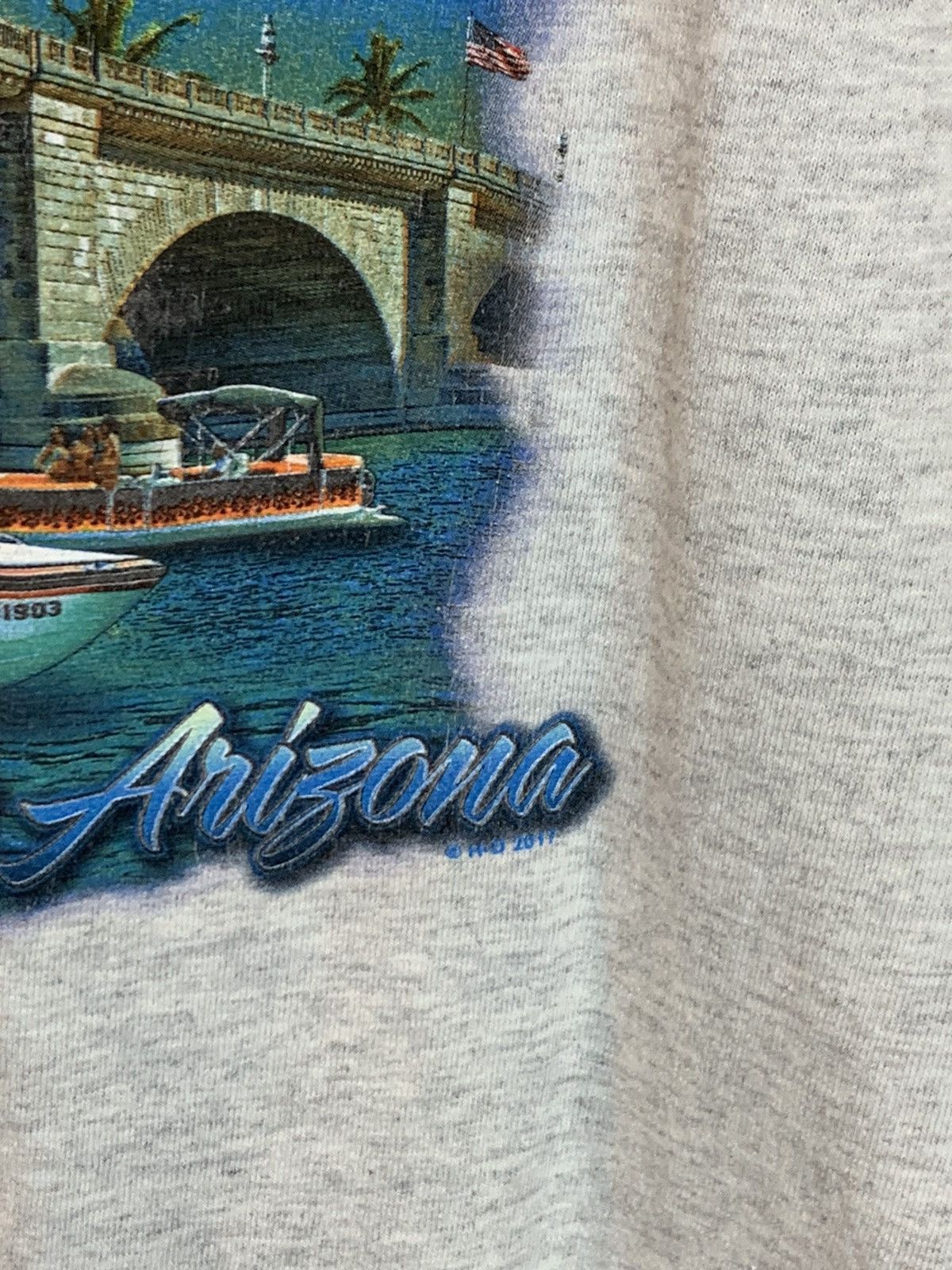Harley Davidson *RARE* Harley Davidson London Bridge Lake Havasu Biker Shirt Size US XXL / EU 58 / 5 - 5 Thumbnail