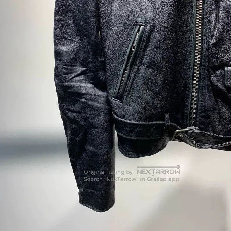 Balenciaga Balenciaga Leather Blazer Collar Jacket. Size US S / EU 44-46 / 1 - 5 Thumbnail