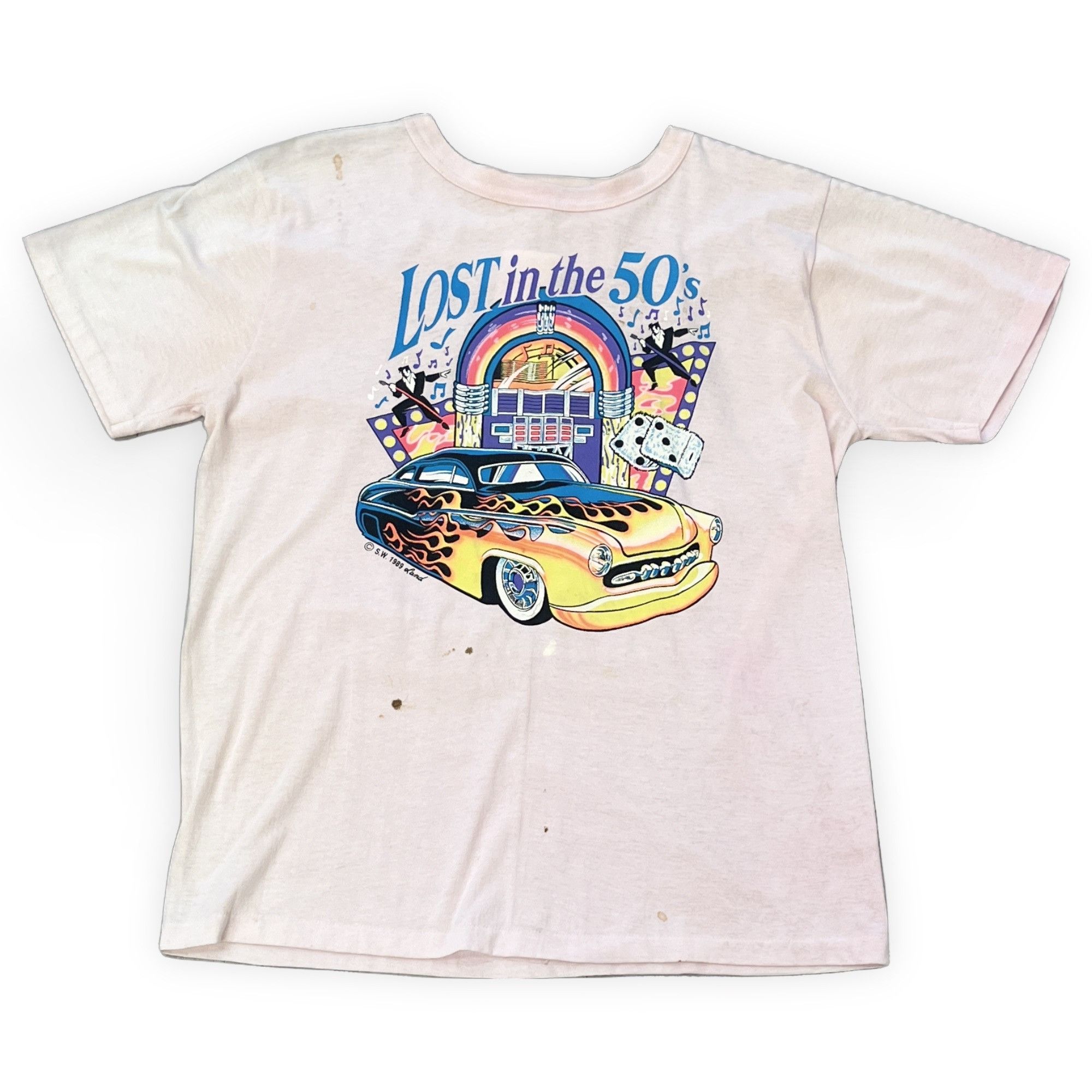 Other Vintage 1989 Lost In 50s T Size US M / EU 48-50 / 2 - 1 Thumbnail