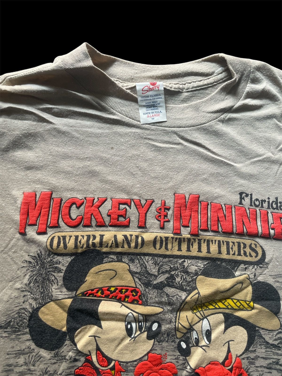 Mickey Mouse Vintage Mickey & Minnie Overland Outfitters Disney 80’s Size US L / EU 52-54 / 3 - 4 Thumbnail