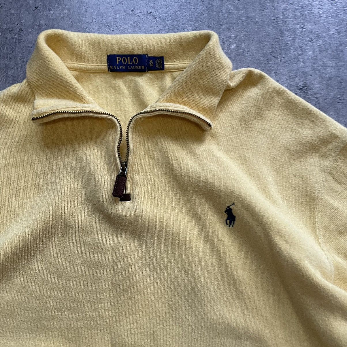 Polo Ralph Lauren Polo Ralph Lauren 1/4 Knit Sweatr YSL Size US XL / EU 56 / 4 - 2 Thumbnail