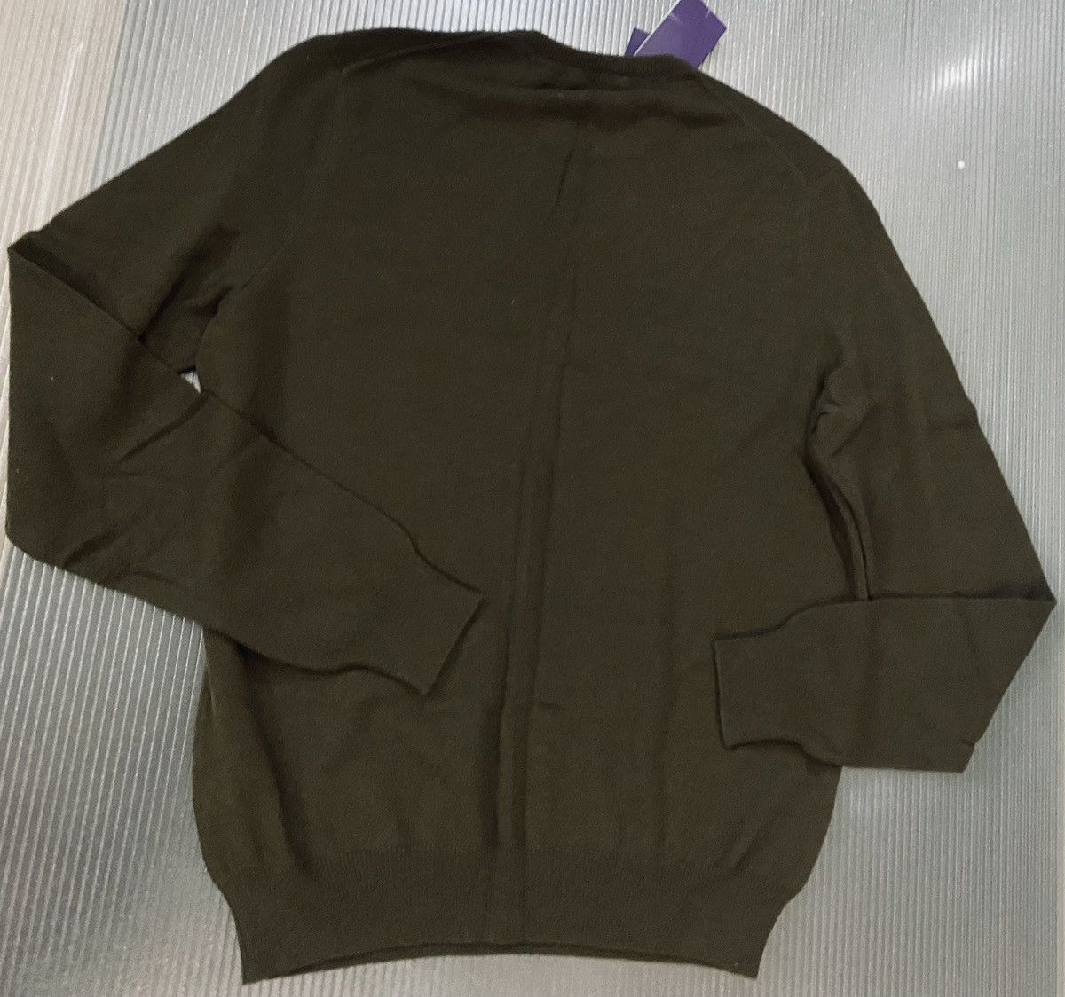 Ralph Lauren Purple Label RL Purple Label 🇮🇹 Fern Green cashmere jersey crewneck L NEW Size US L / EU 52-54 / 3 - 3 Thumbnail