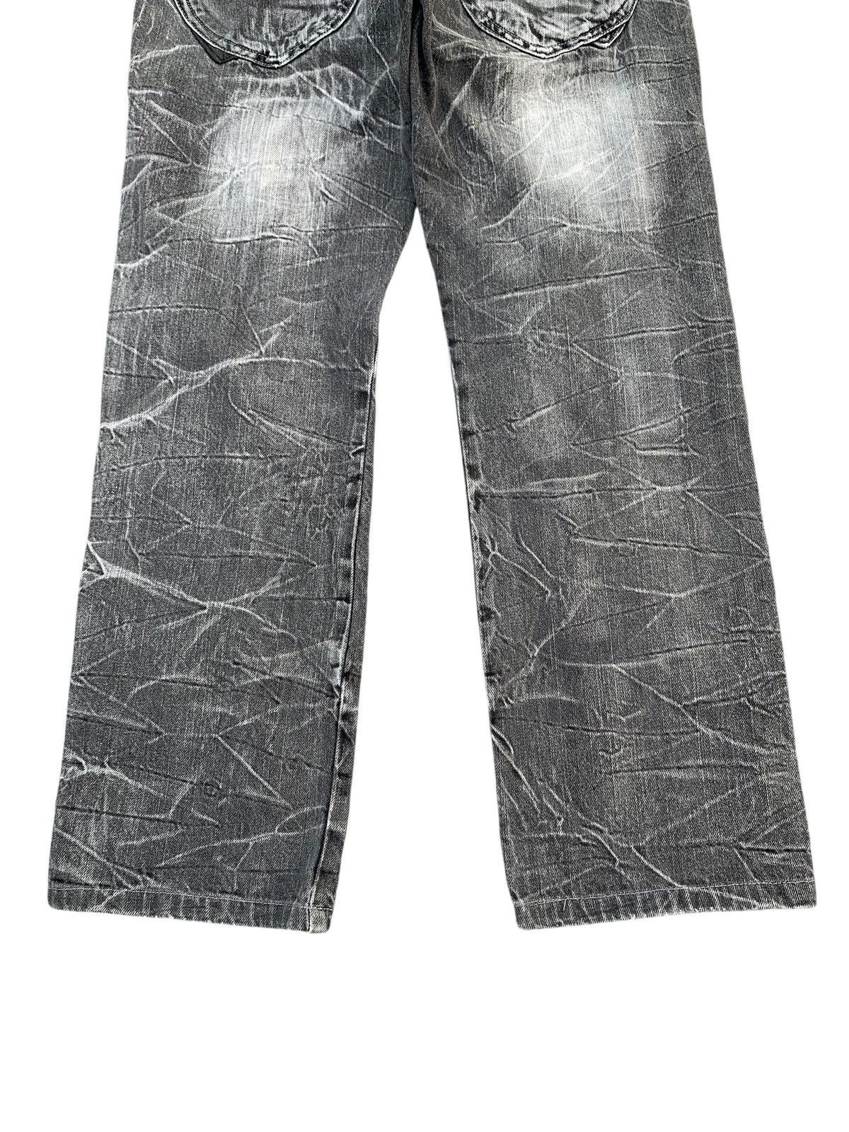 Kapital STUDED SKULL BONES WILD LIFE PUNK CLAWNMARK DISTRESSED DENIM Size US 29 - 8 Thumbnail