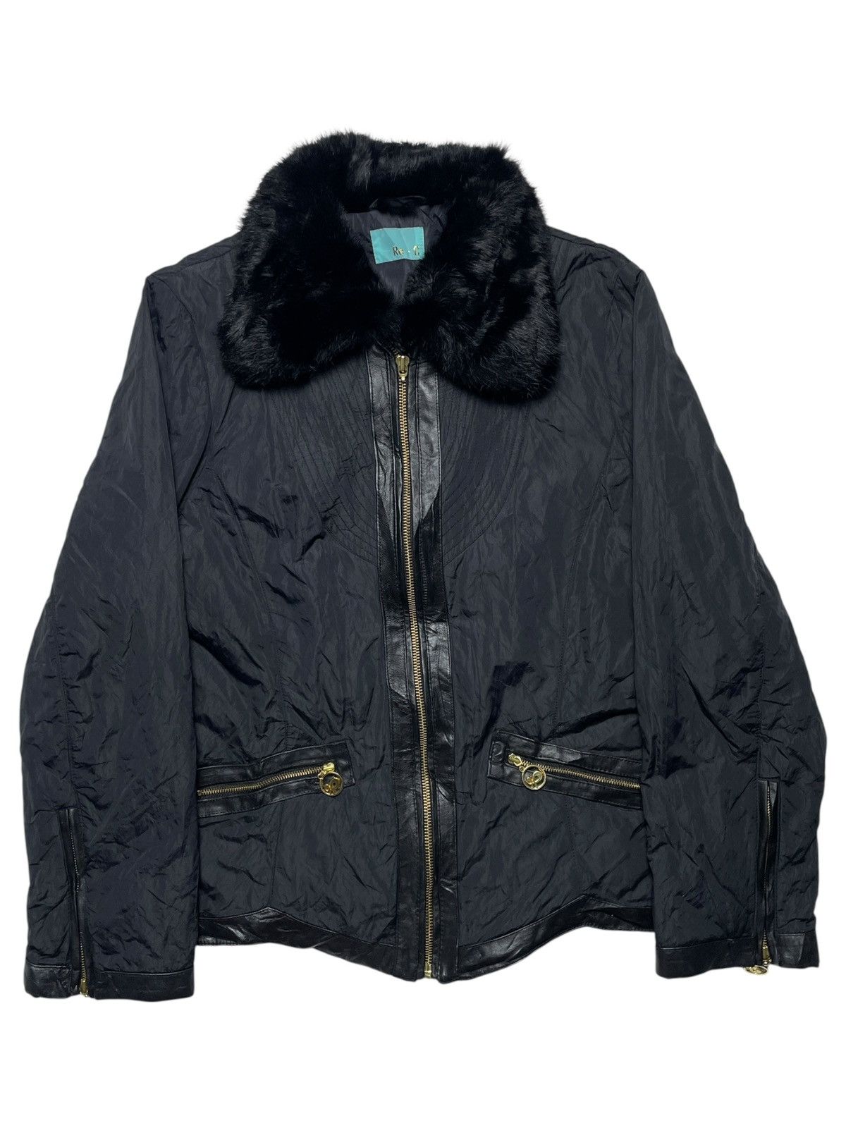 If Six Was Nine 2000’s Re.C - Vkei Style Fur Collar Jacket Size US M / EU 48-50 / 2 - 3 Thumbnail