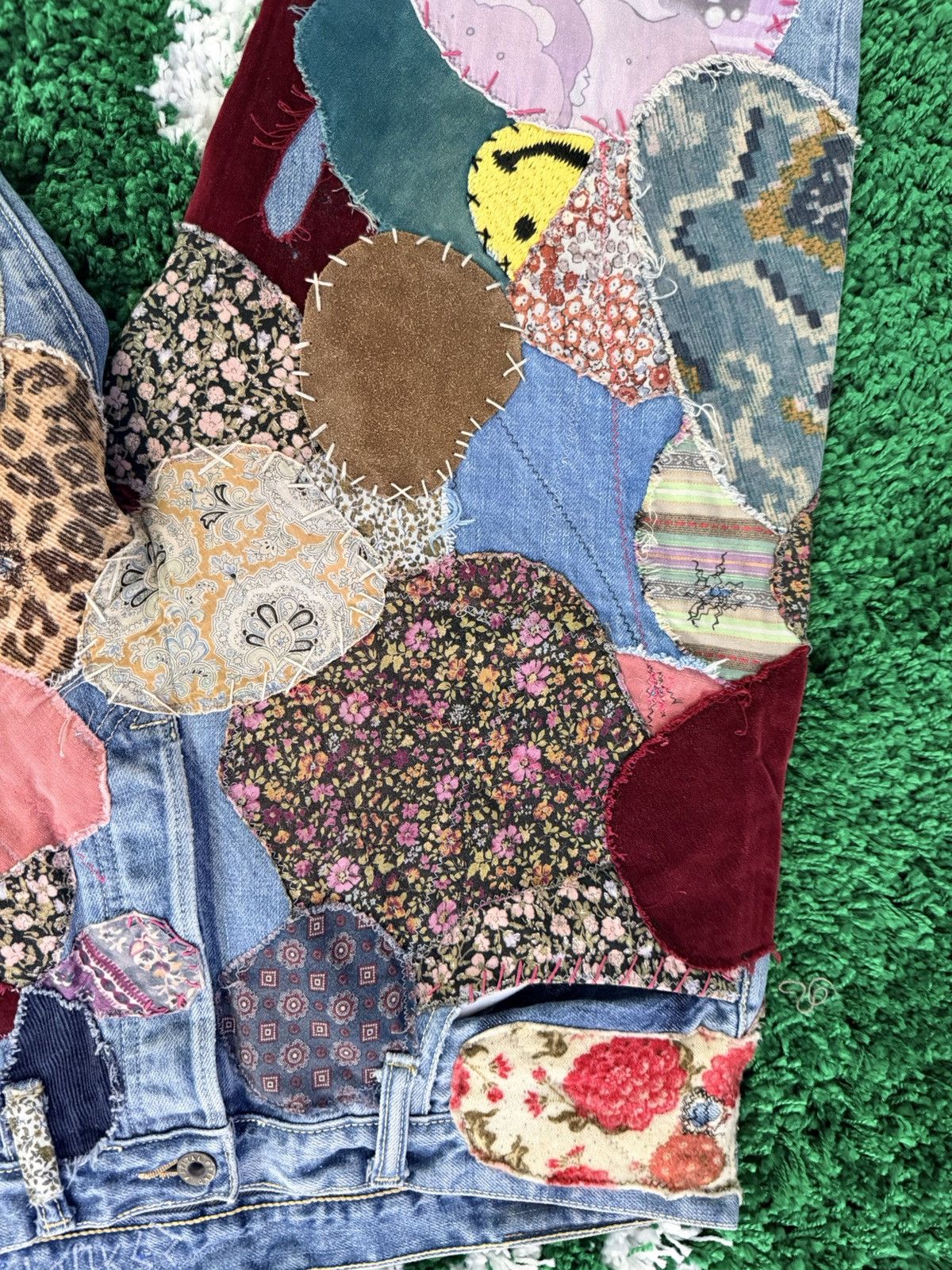 Kapital Kapital hippie patchwork denim Size US 36 / EU 52 - 2 Thumbnail