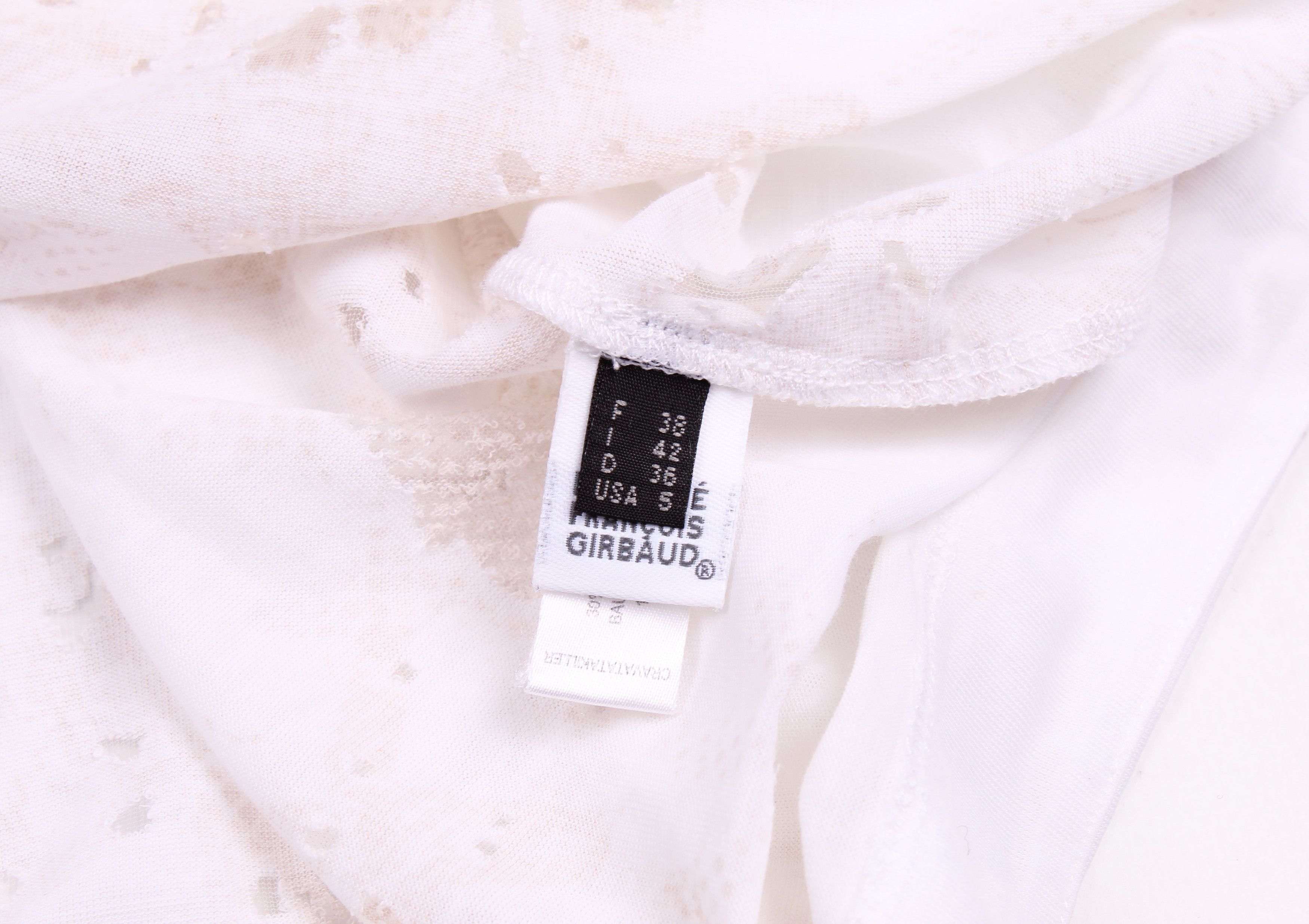 Marithe + Francois Girbaud Marithe Francois Girbaud Y2K Cottage Core Floral Top Tshirt Size S / US 4 / IT 40 - 8 Thumbnail