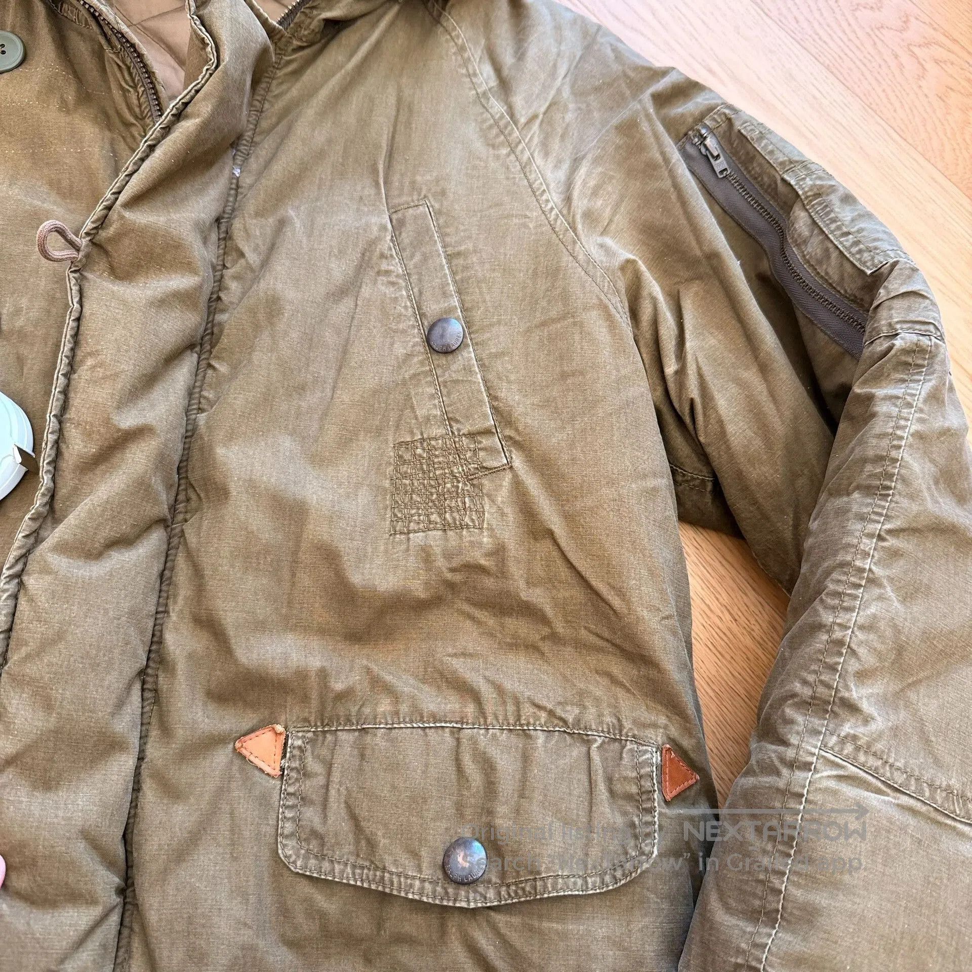 RLX Ralph Lauren Women's Outdoor Hooded Down Coat. Size XS / US 0-2 / IT 36-38 - 3 Thumbnail
