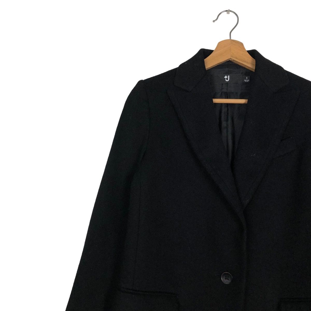 Jil Sander 🔥Rich Black Long Jacket Jill Sander J+ Japan Size US S / EU 44-46 / 1 - 7 Thumbnail
