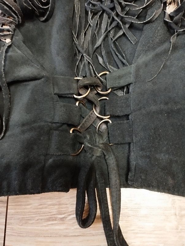 Vintage Chia Made in Korea vintage 80/90s cowboy leather jacket M Size M / US 6-8 / IT 42-44 - 8 Thumbnail